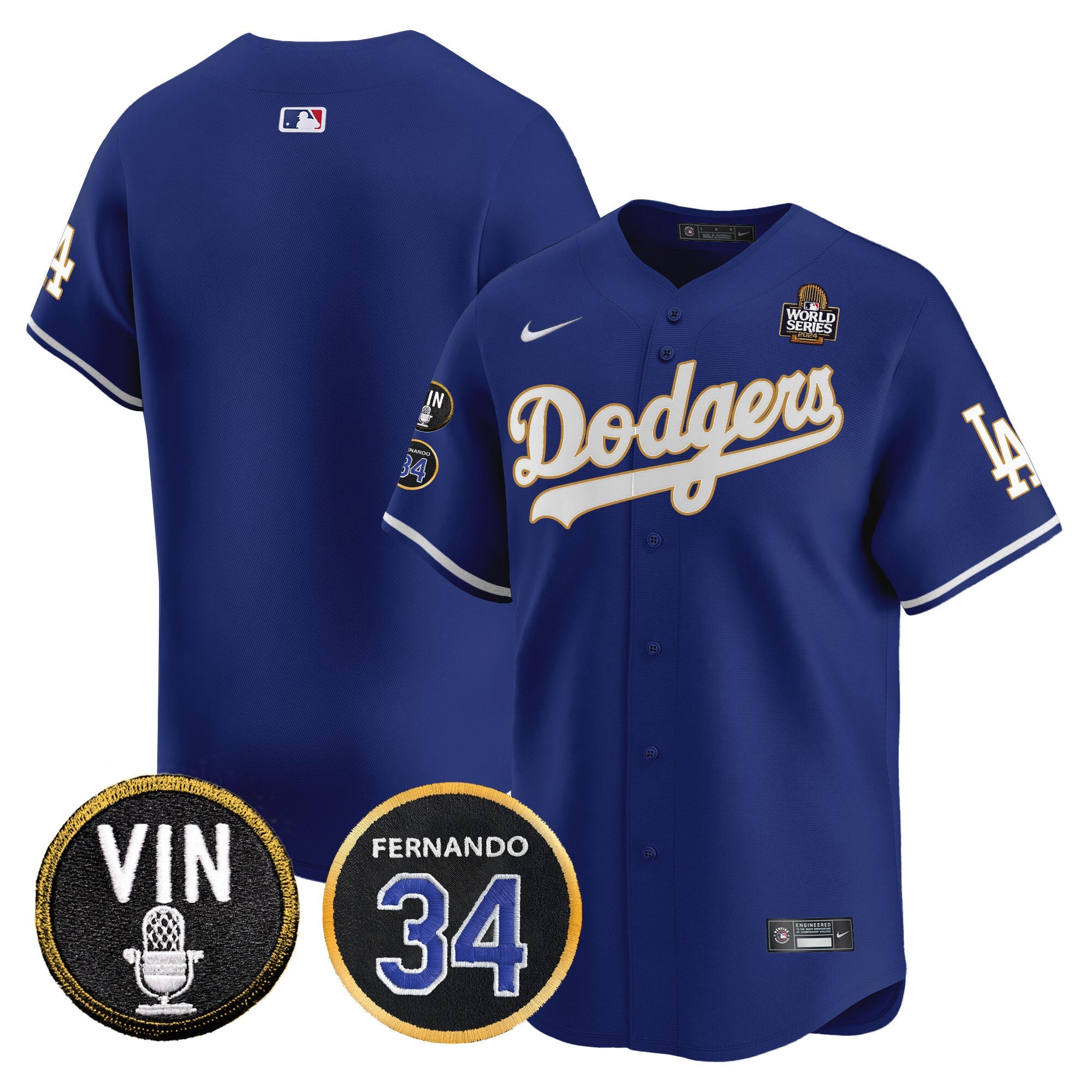 Men’s 2024 World Series Gold Trim Vapor Premier Limited Jersey V3