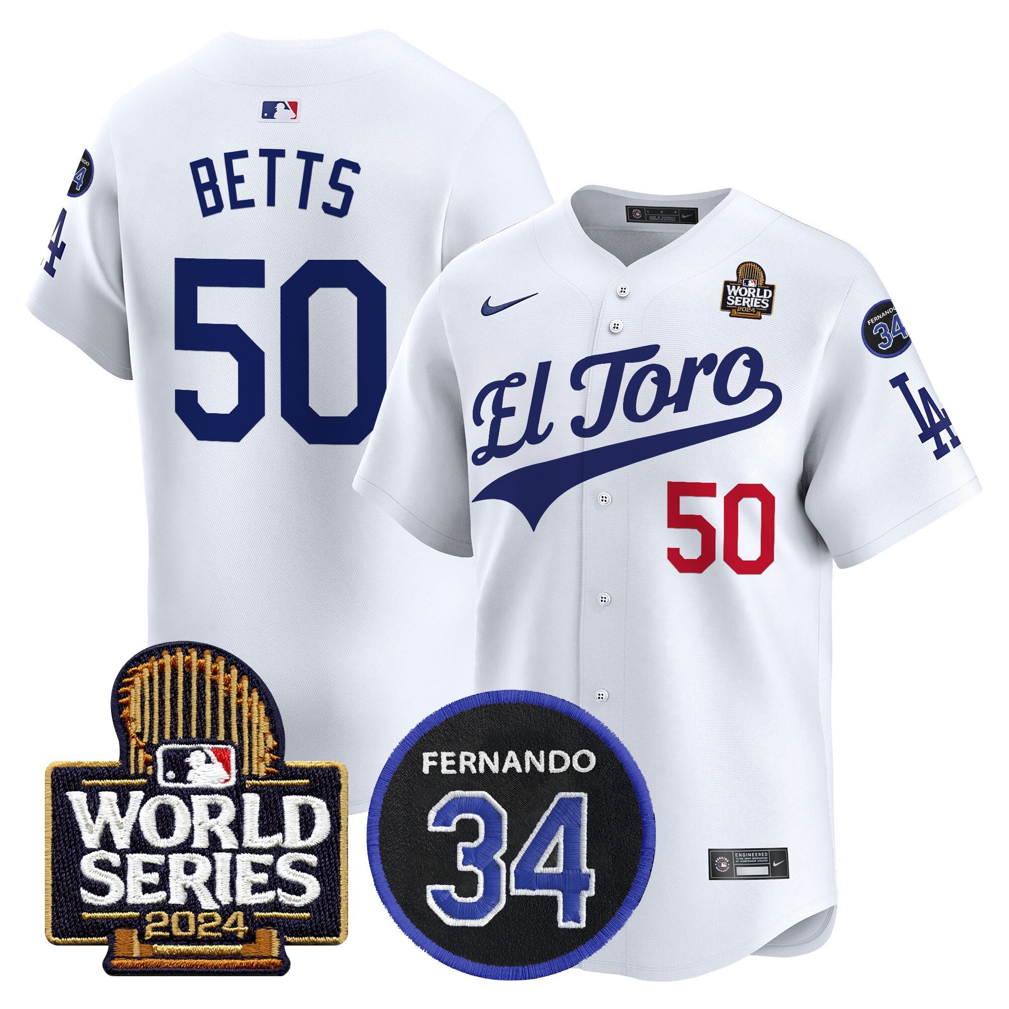 Men’s El Toro 2024 World Series Patch Vapor Premier Limited Jersey