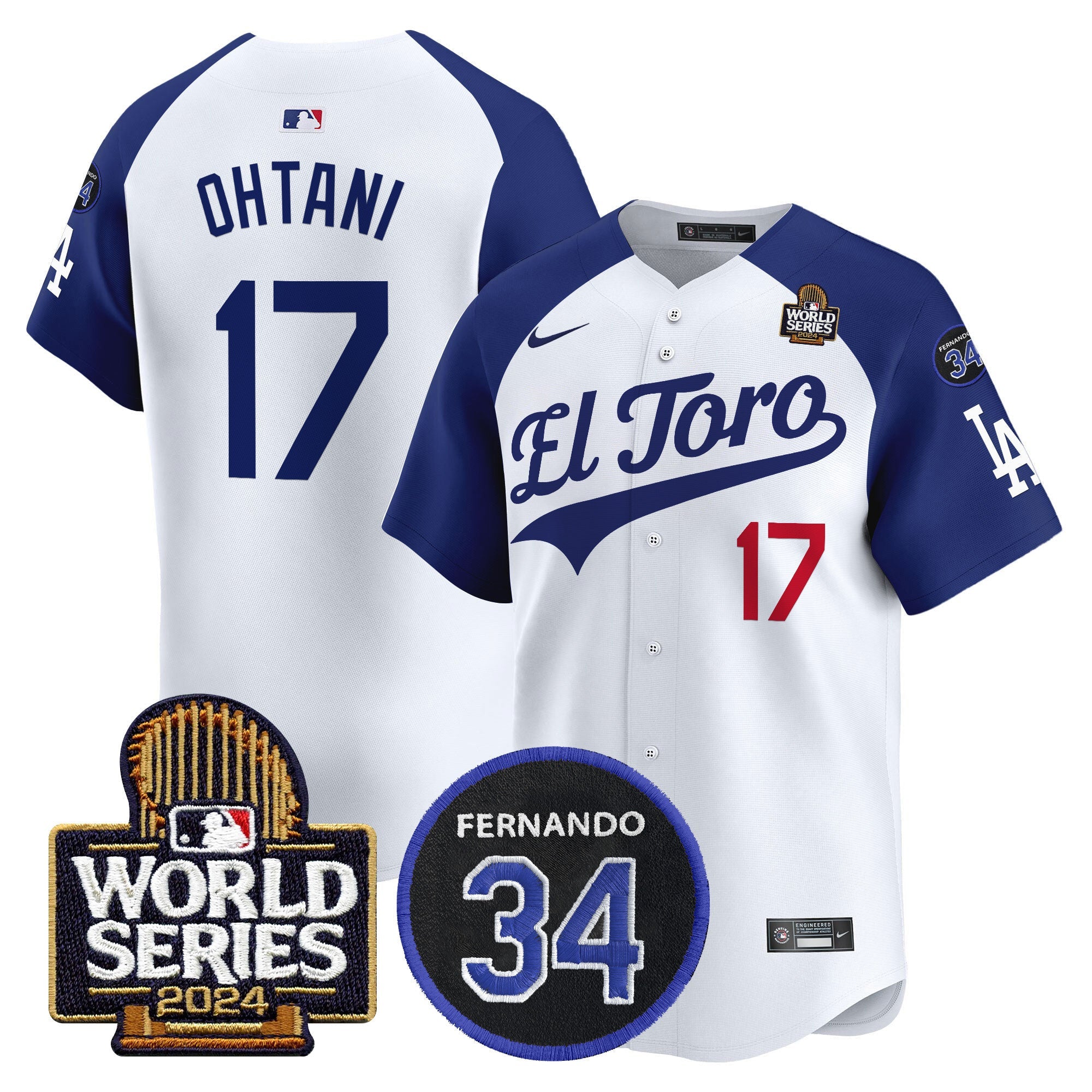 Men’s El Toro 2024 World Series Patch Vapor Premier Limited Jersey