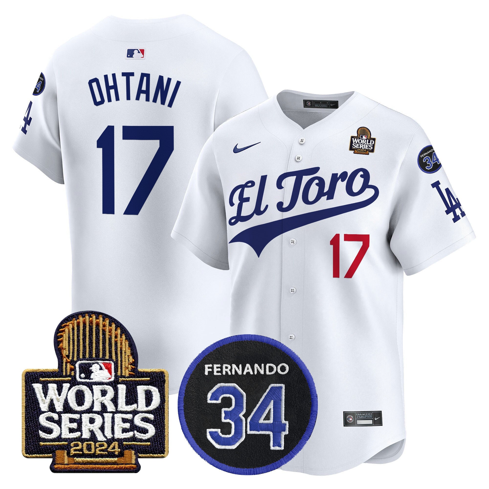 Men’s El Toro 2024 World Series Patch Vapor Premier Limited Jersey