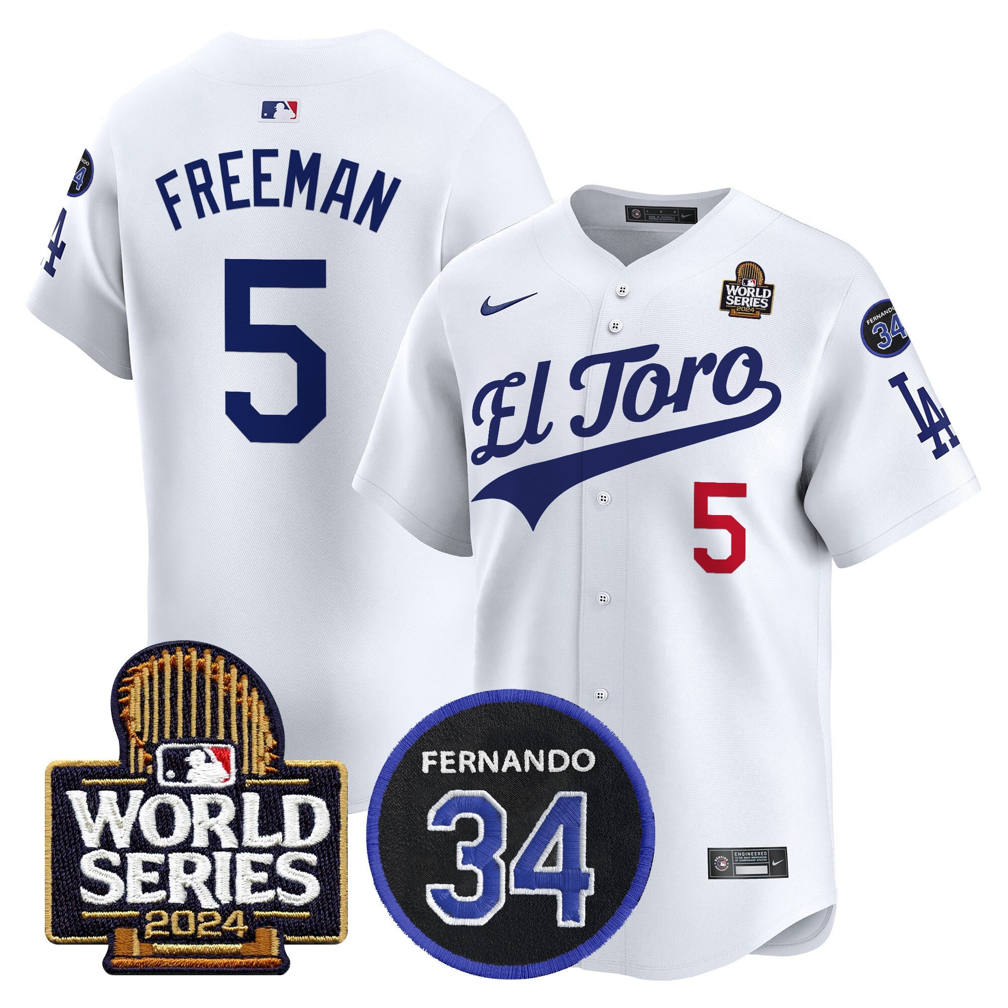 Men’s El Toro 2024 World Series Patch Vapor Premier Limited Jersey