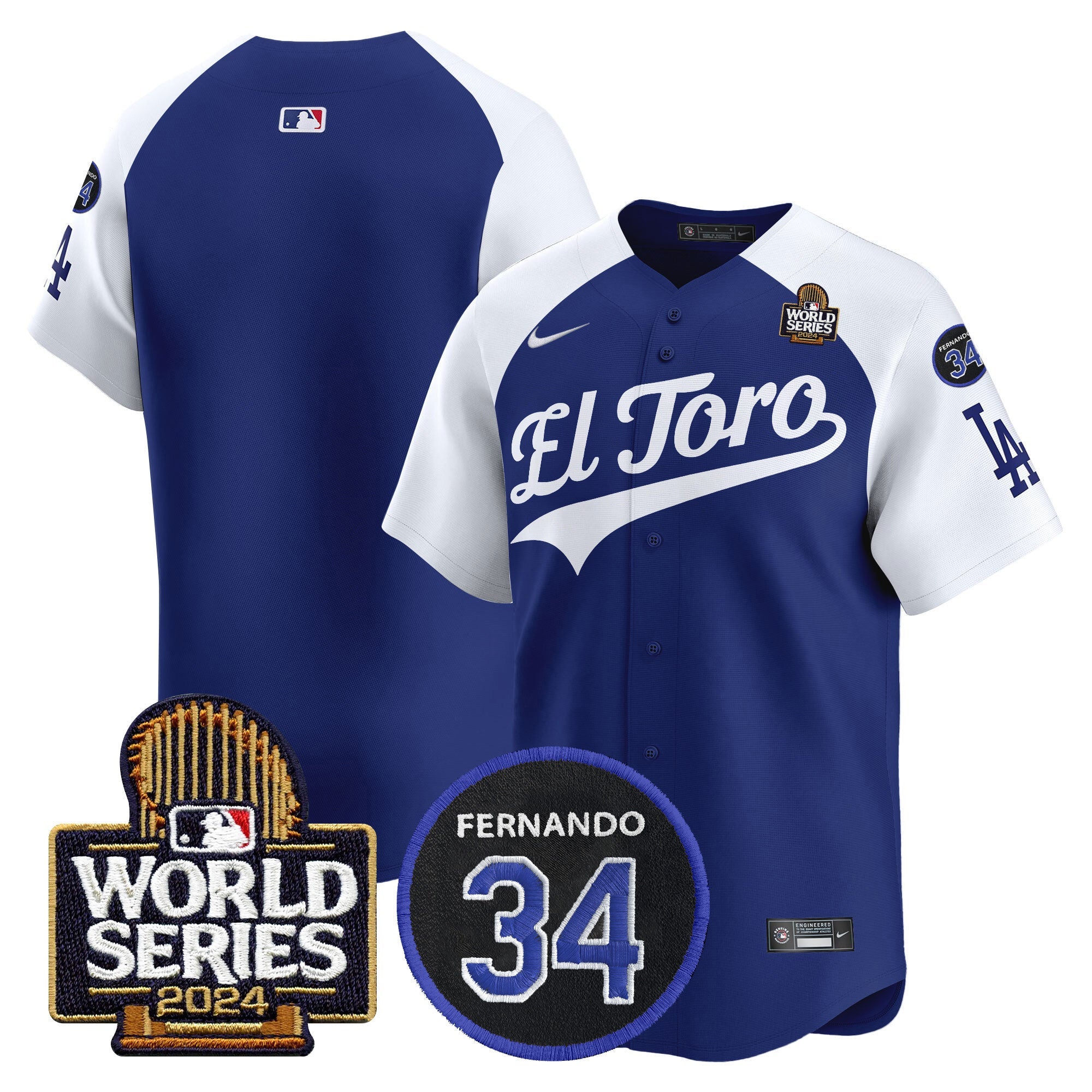 Men’s El Toro 2024 World Series Patch Vapor Premier Limited Jersey