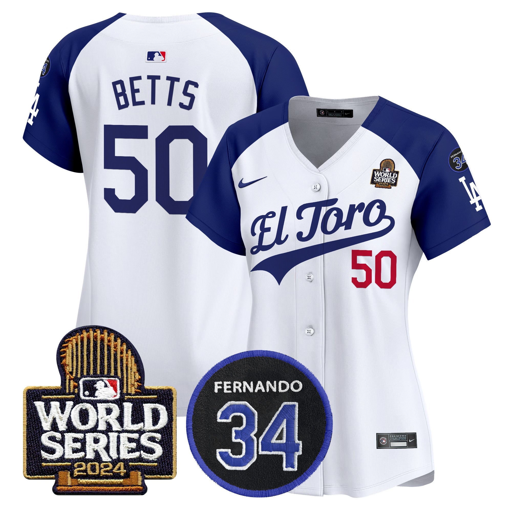 Women’s El Toro 2024 World Series Patch Vapor Premier Limited Jersey