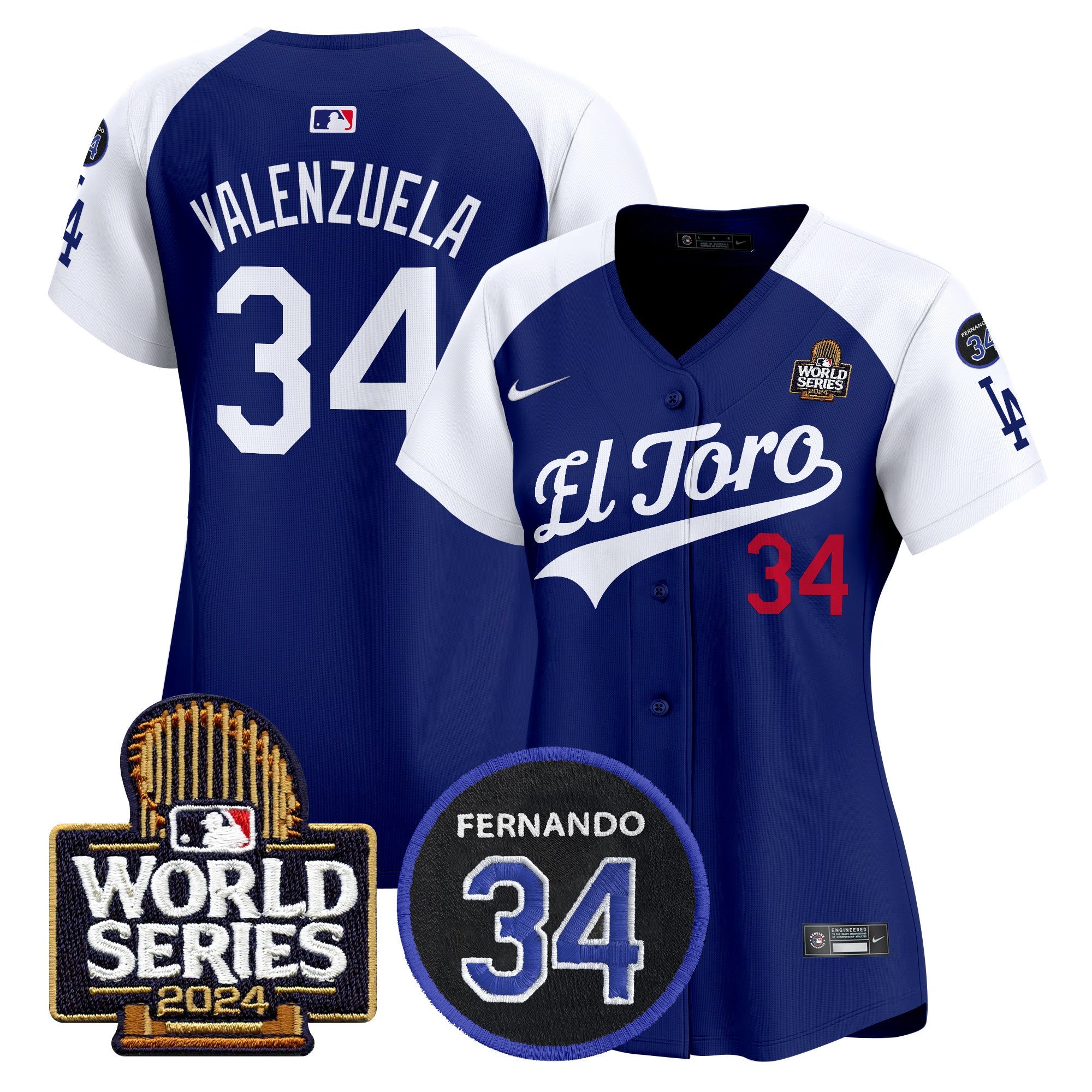 Women’s El Toro 2024 World Series Patch Vapor Premier Limited Jersey