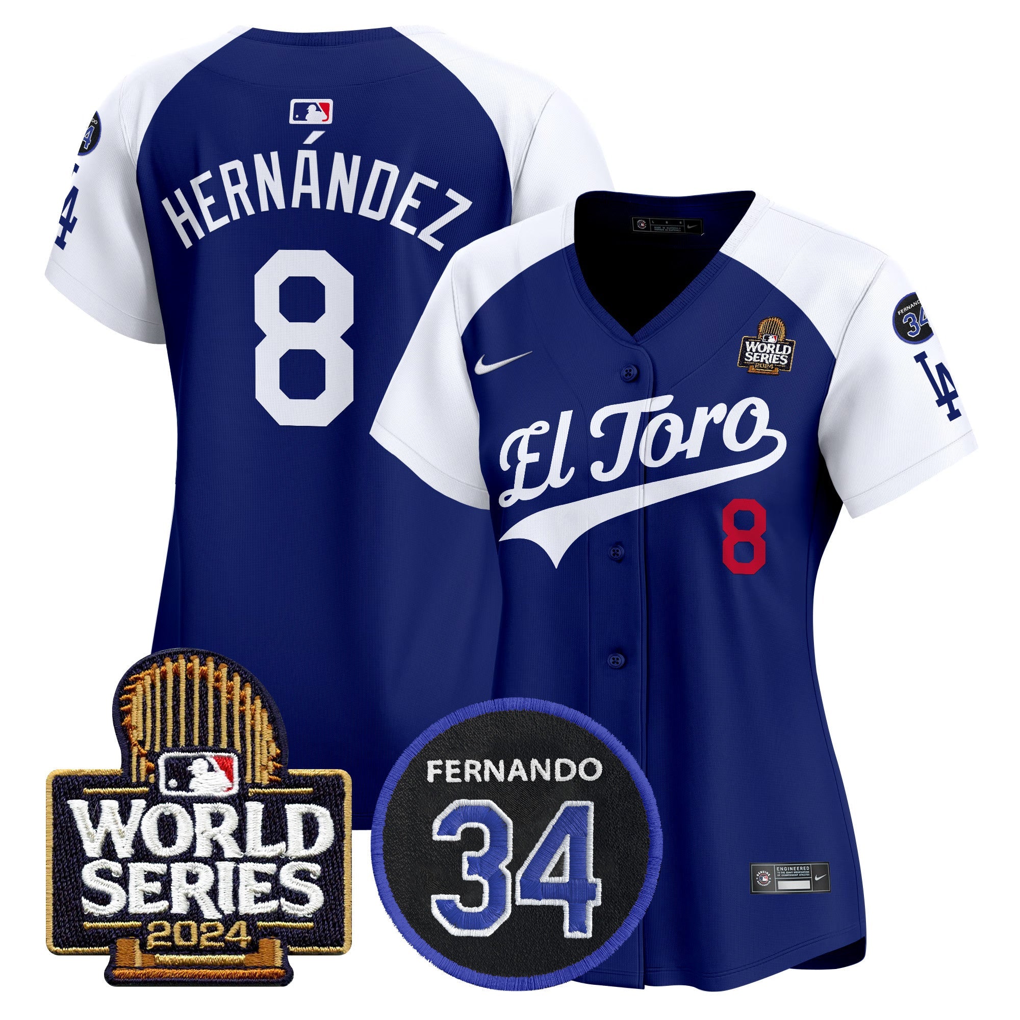 Women’s El Toro 2024 World Series Patch Vapor Premier Limited Jersey