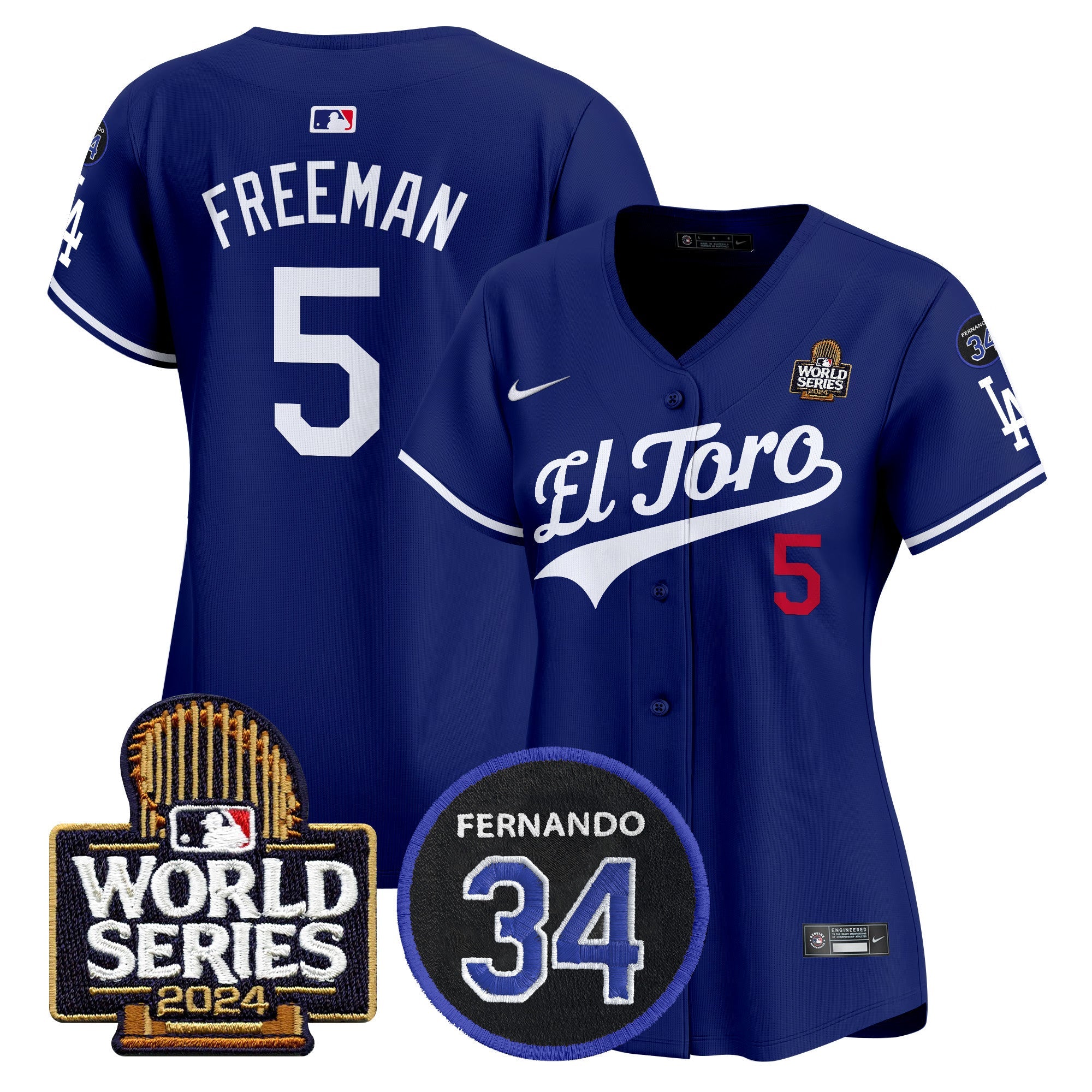 Women’s El Toro 2024 World Series Patch Vapor Premier Limited Jersey