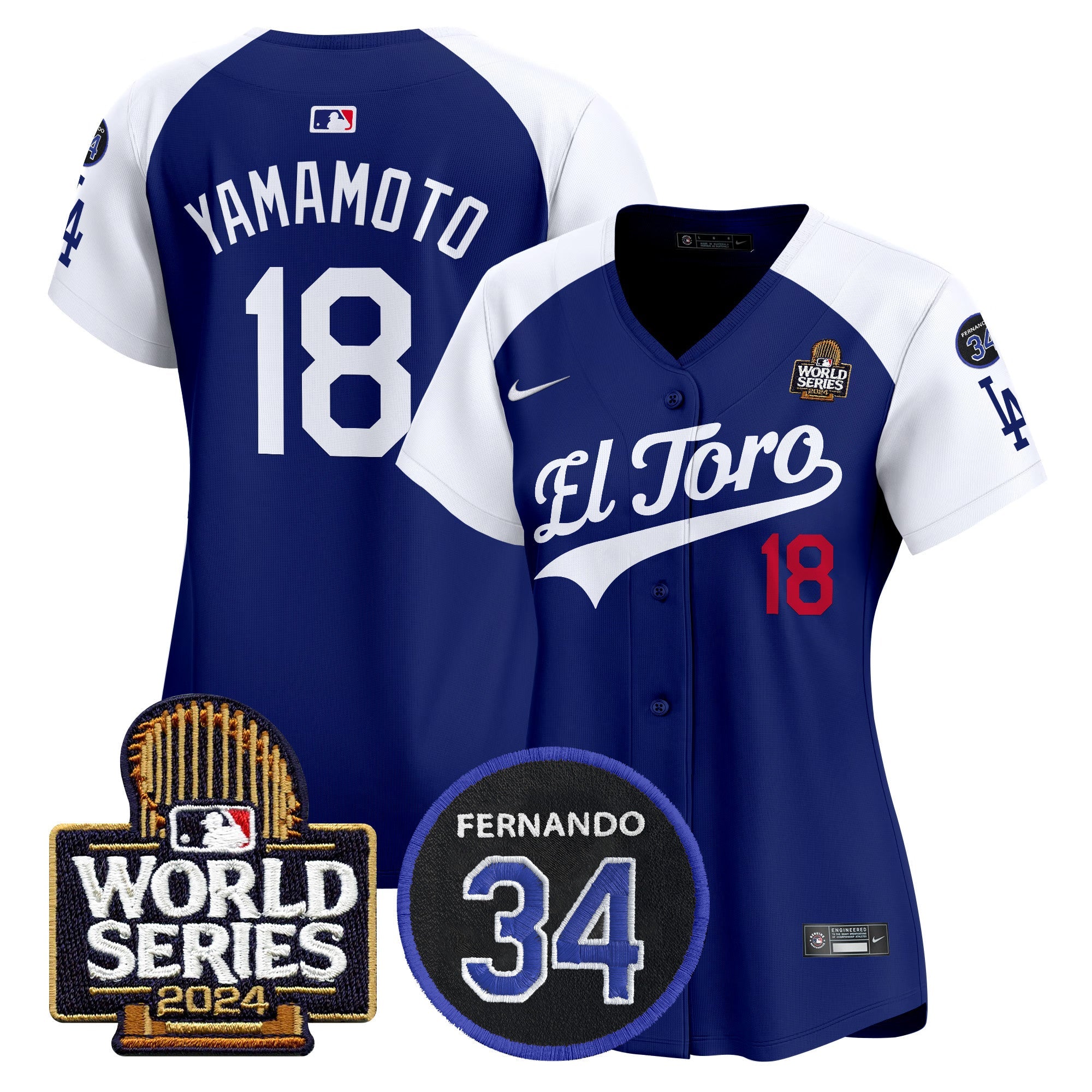 Women’s El Toro 2024 World Series Patch Vapor Premier Limited Jersey