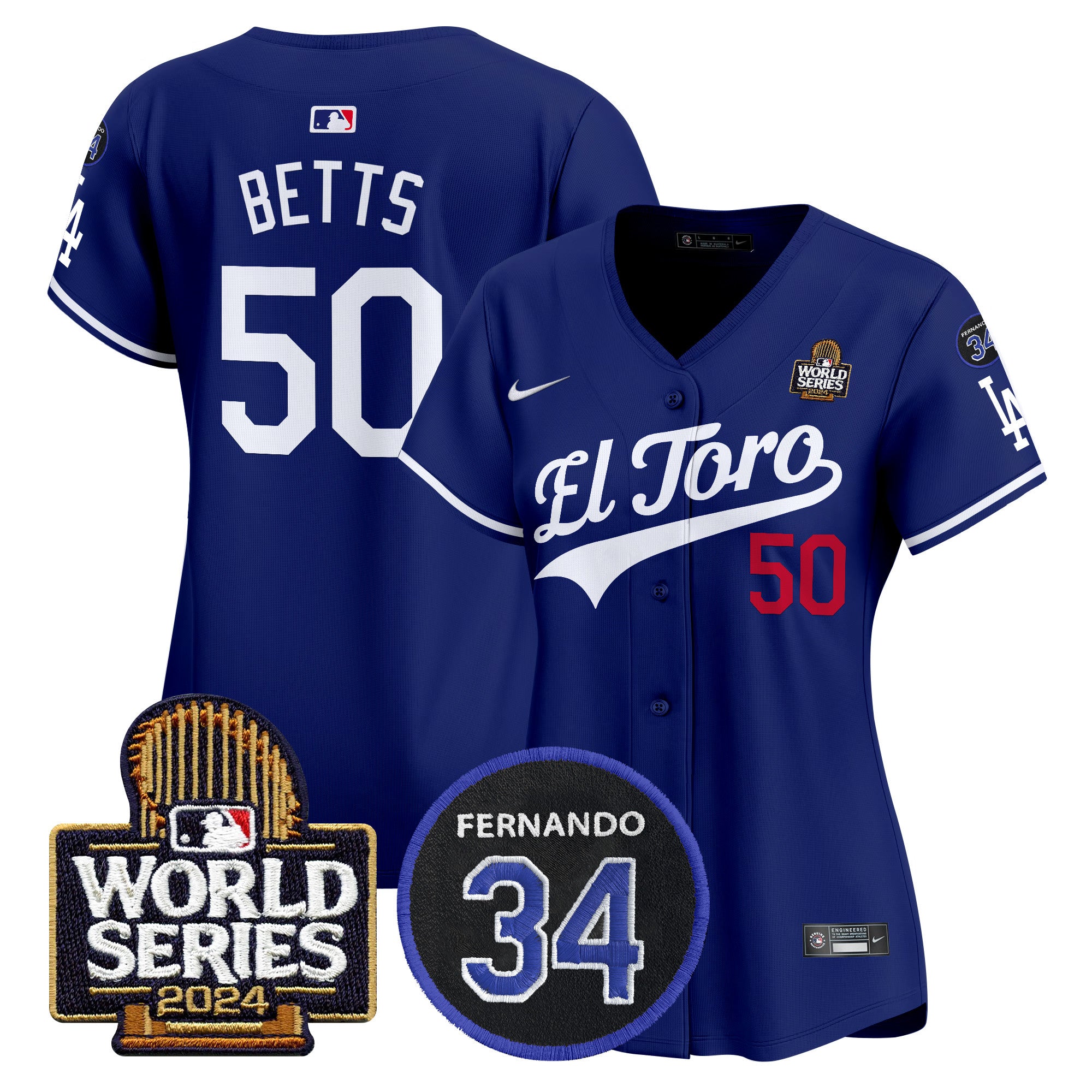 Women’s El Toro 2024 World Series Patch Vapor Premier Limited Jersey