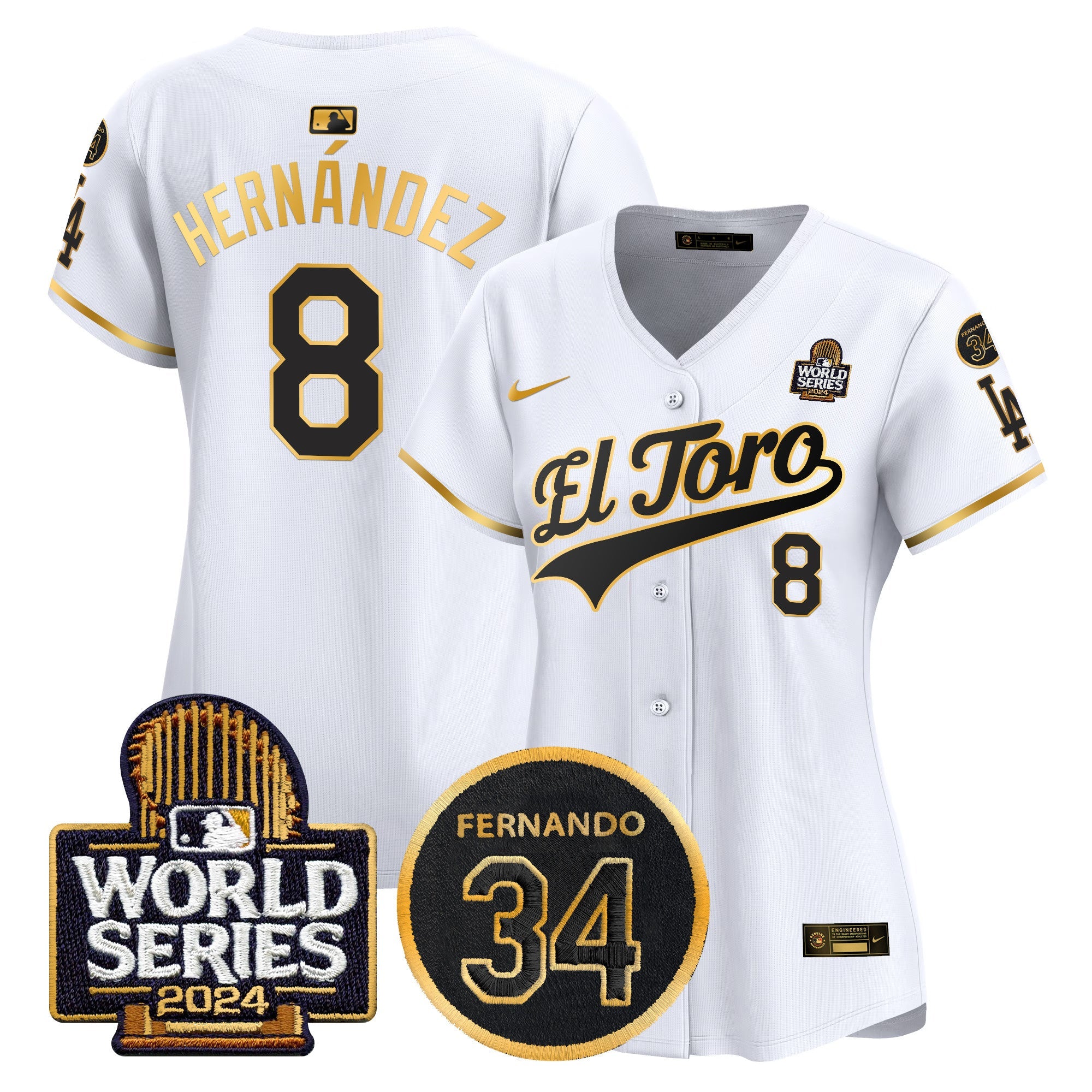 Women’s El Toro 2024 World Series Patch Vapor Premier Limited Jersey