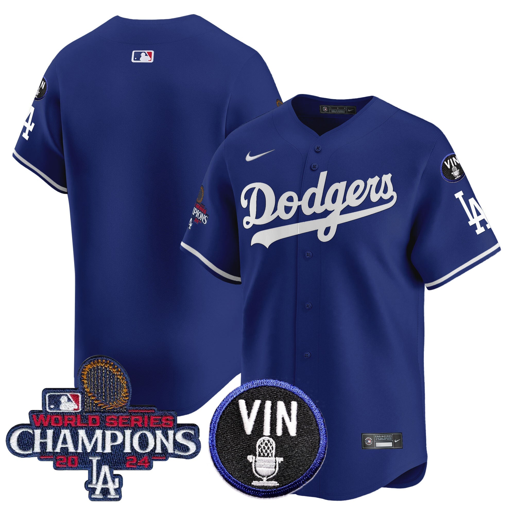 Men’s 2024 World Series Champions Patch Vapor Premier Limited Jersey V3
