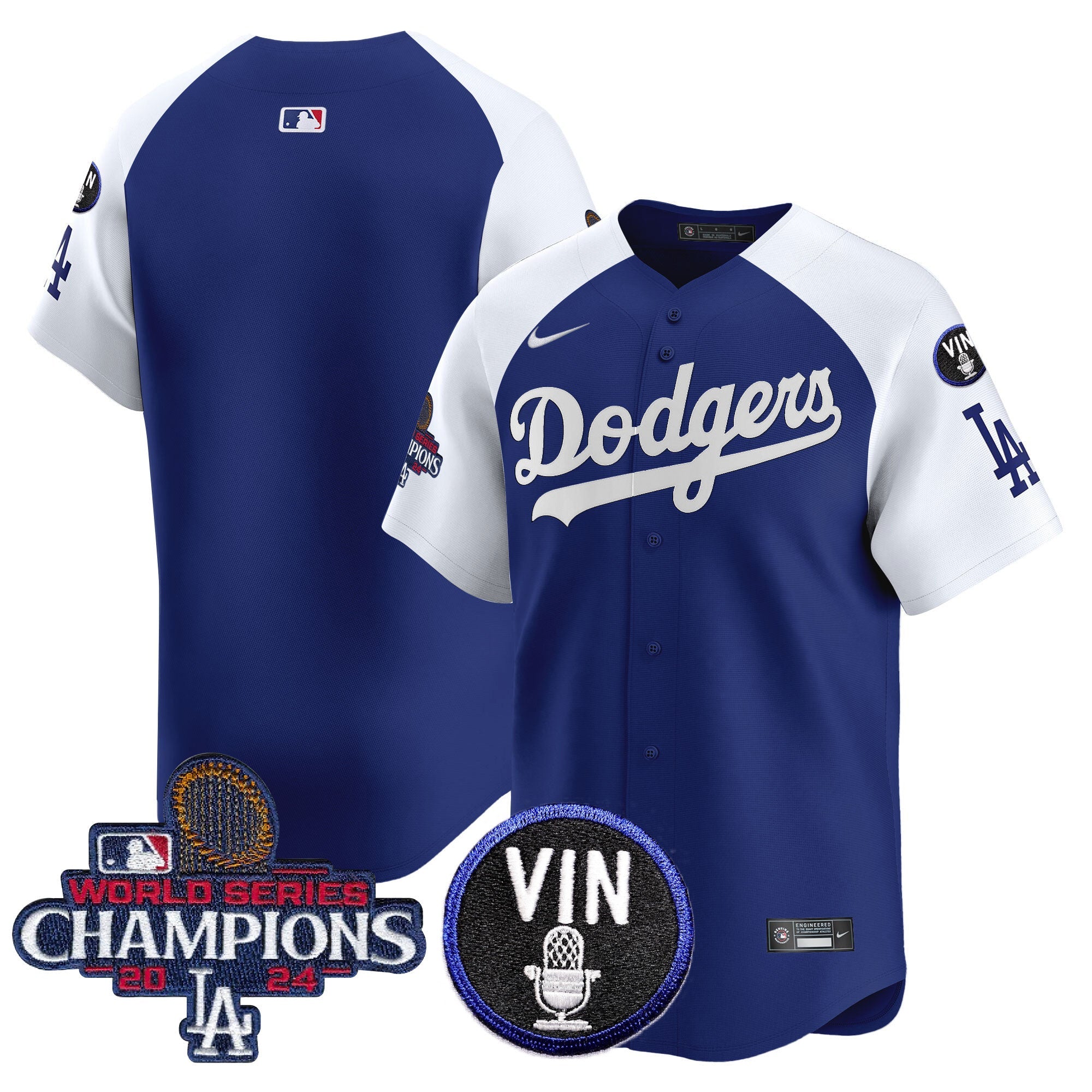 Men’s 2024 World Series Champions Patch Vapor Premier Limited Jersey V3