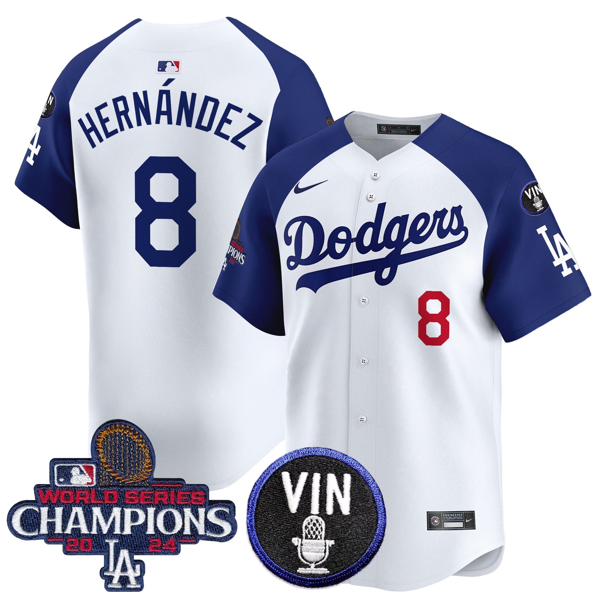Men’s 2024 World Series Champions Patch Vapor Premier Limited Jersey V3