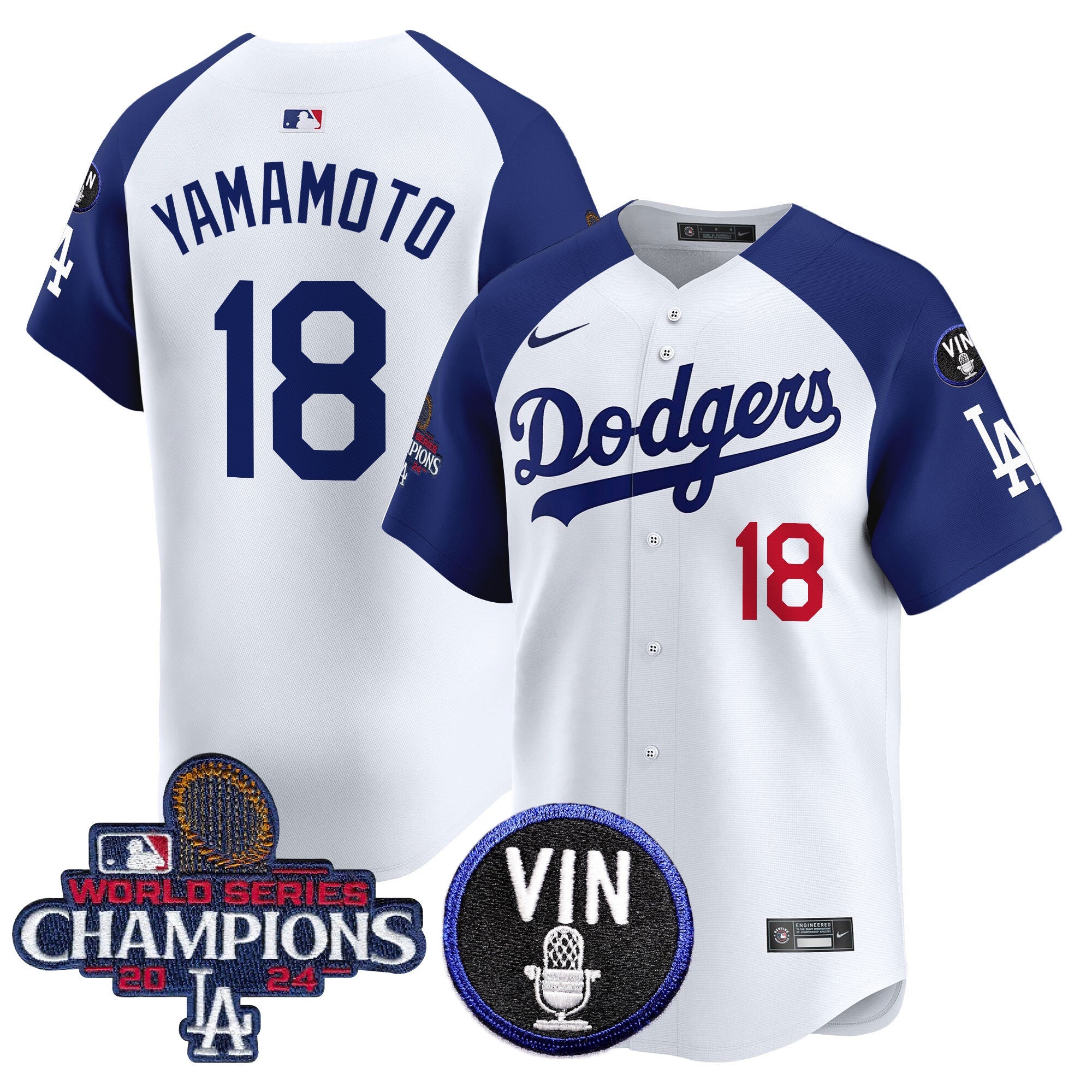 Men’s 2024 World Series Champions Patch Vapor Premier Limited Jersey V3