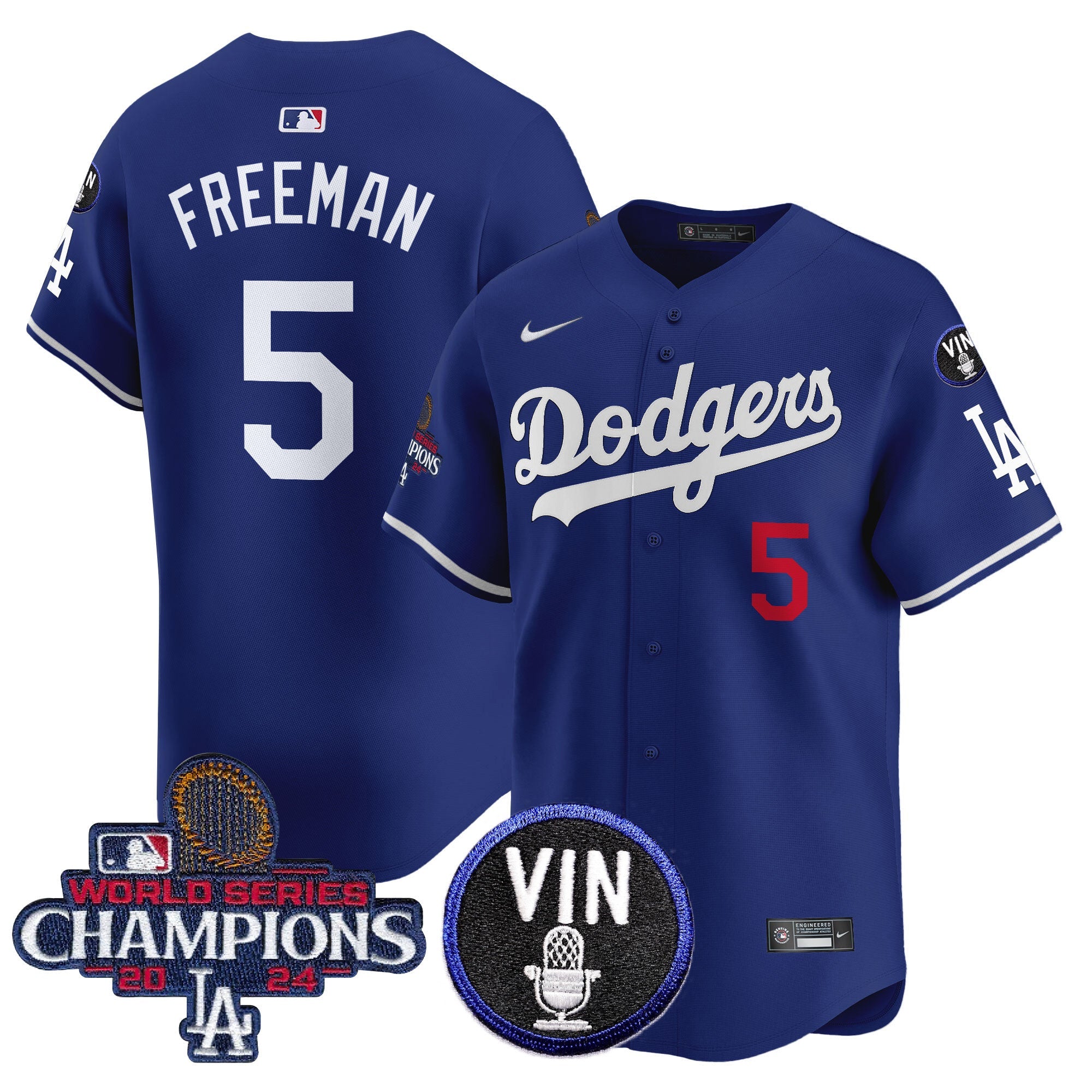 Men’s 2024 World Series Champions Patch Vapor Premier Limited Jersey V3
