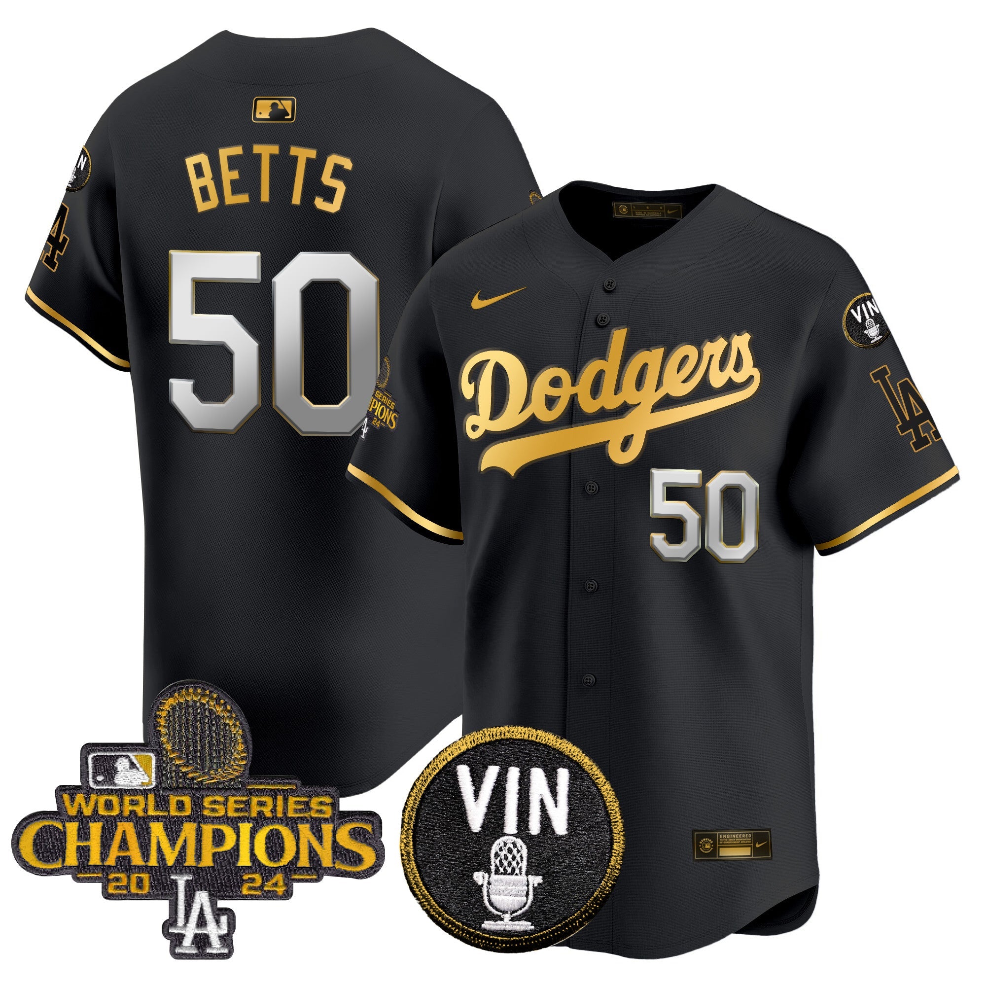 Men’s 2024 World Series Champions Patch Vapor Premier Limited Jersey V3