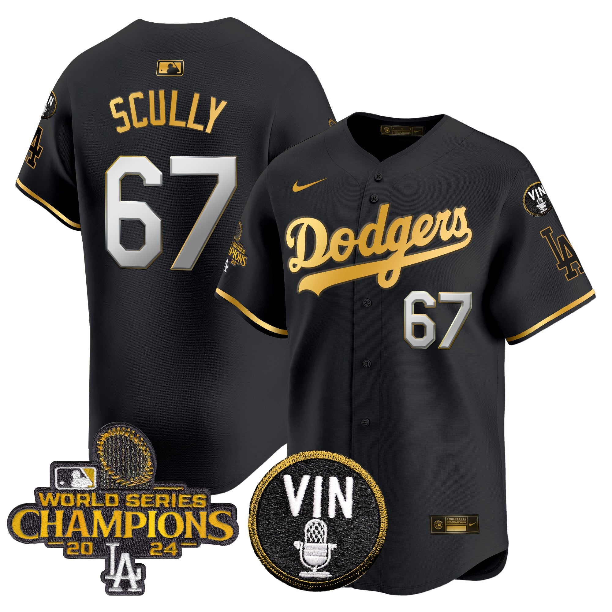 Men’s 2024 World Series Champions Patch Vapor Premier Limited Jersey V3