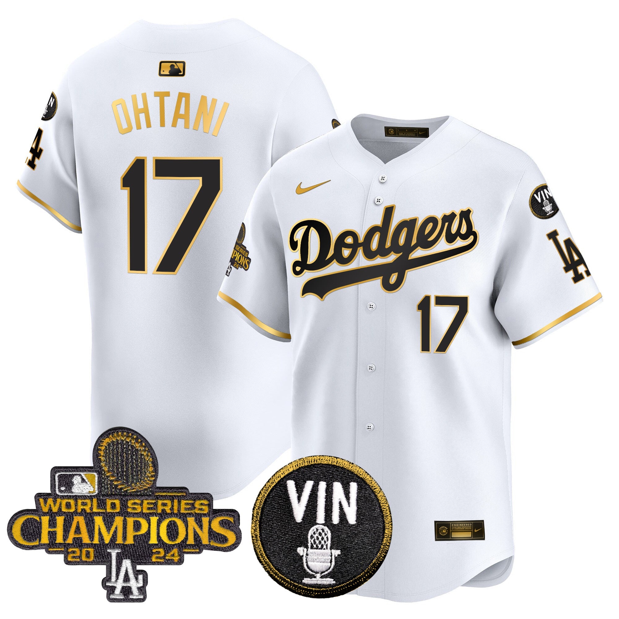 Men’s 2024 World Series Champions Patch Vapor Premier Limited Jersey V3