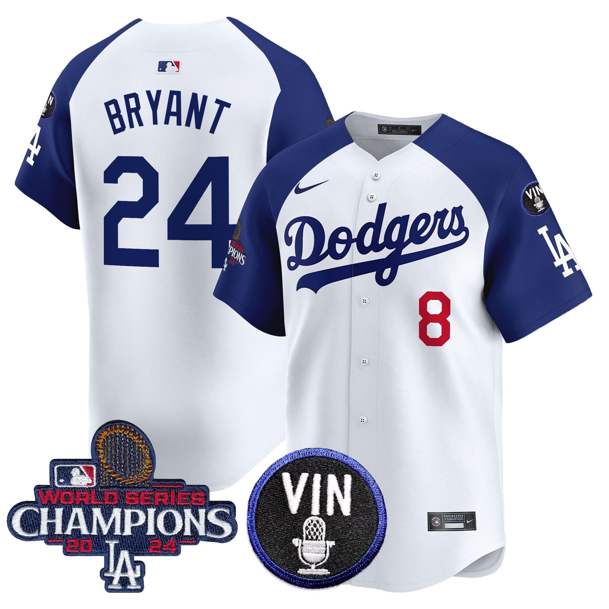 Men’s 2024 World Series Champions Patch Vapor Premier Limited Jersey V3