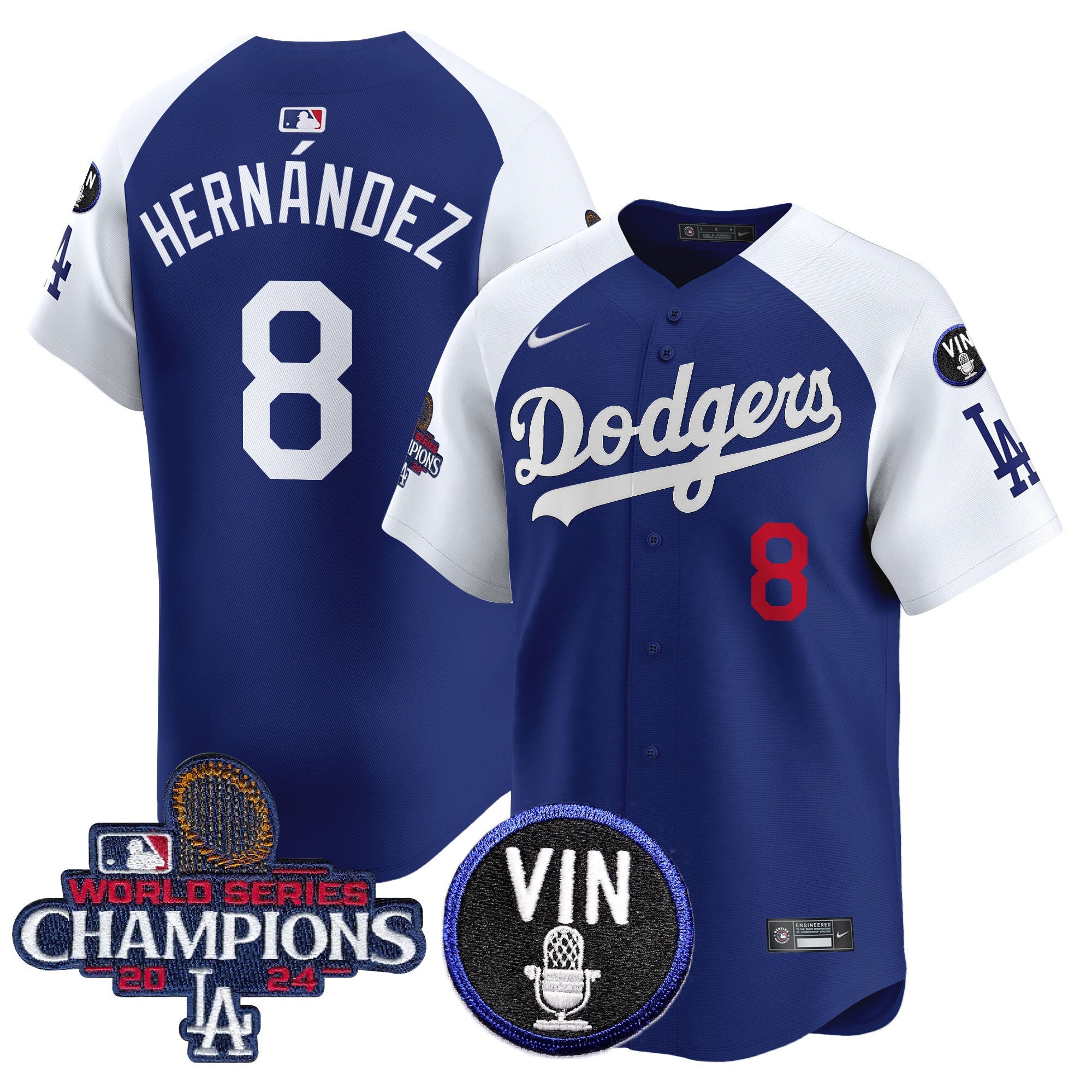 Men’s 2024 World Series Champions Patch Vapor Premier Limited Jersey V3