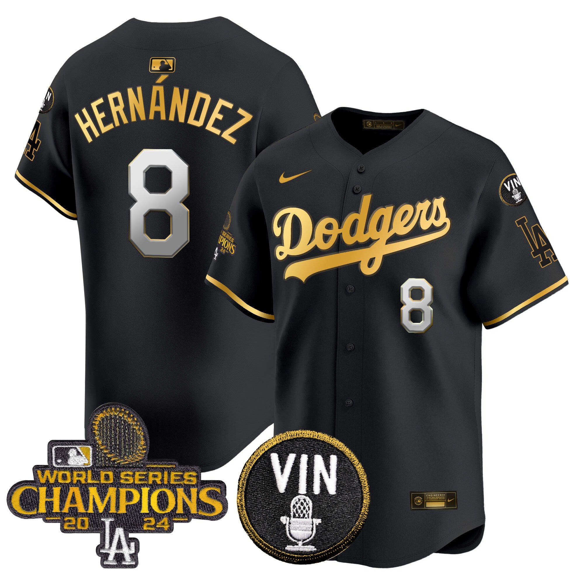 Men’s 2024 World Series Champions Patch Vapor Premier Limited Jersey V3