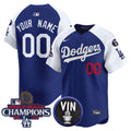 2024 World Series Champions Patch Vapor Premier Limited Custom Jersey V3