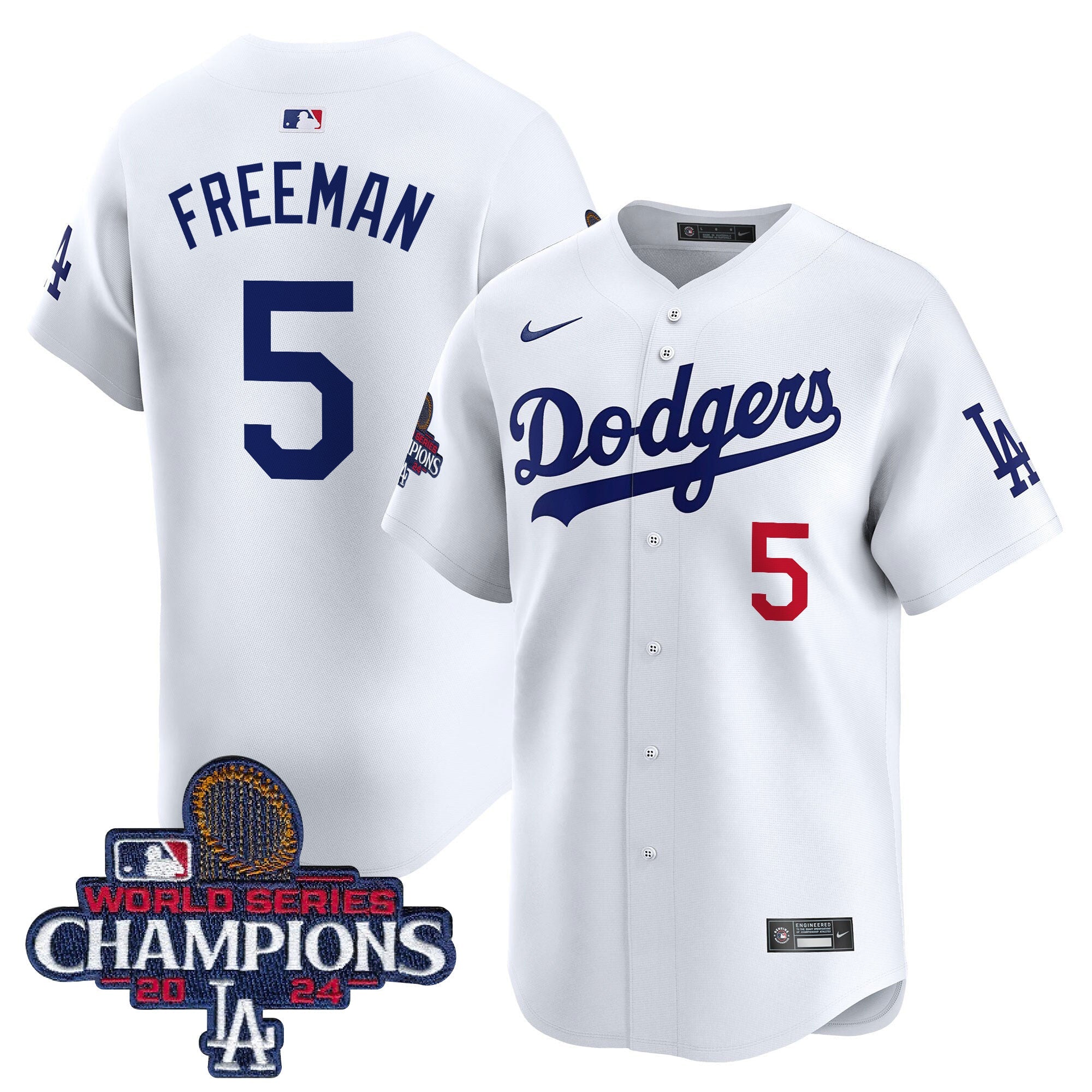 Men’s 2024 World Series Champions Patch Vapor Premier Limited Jersey