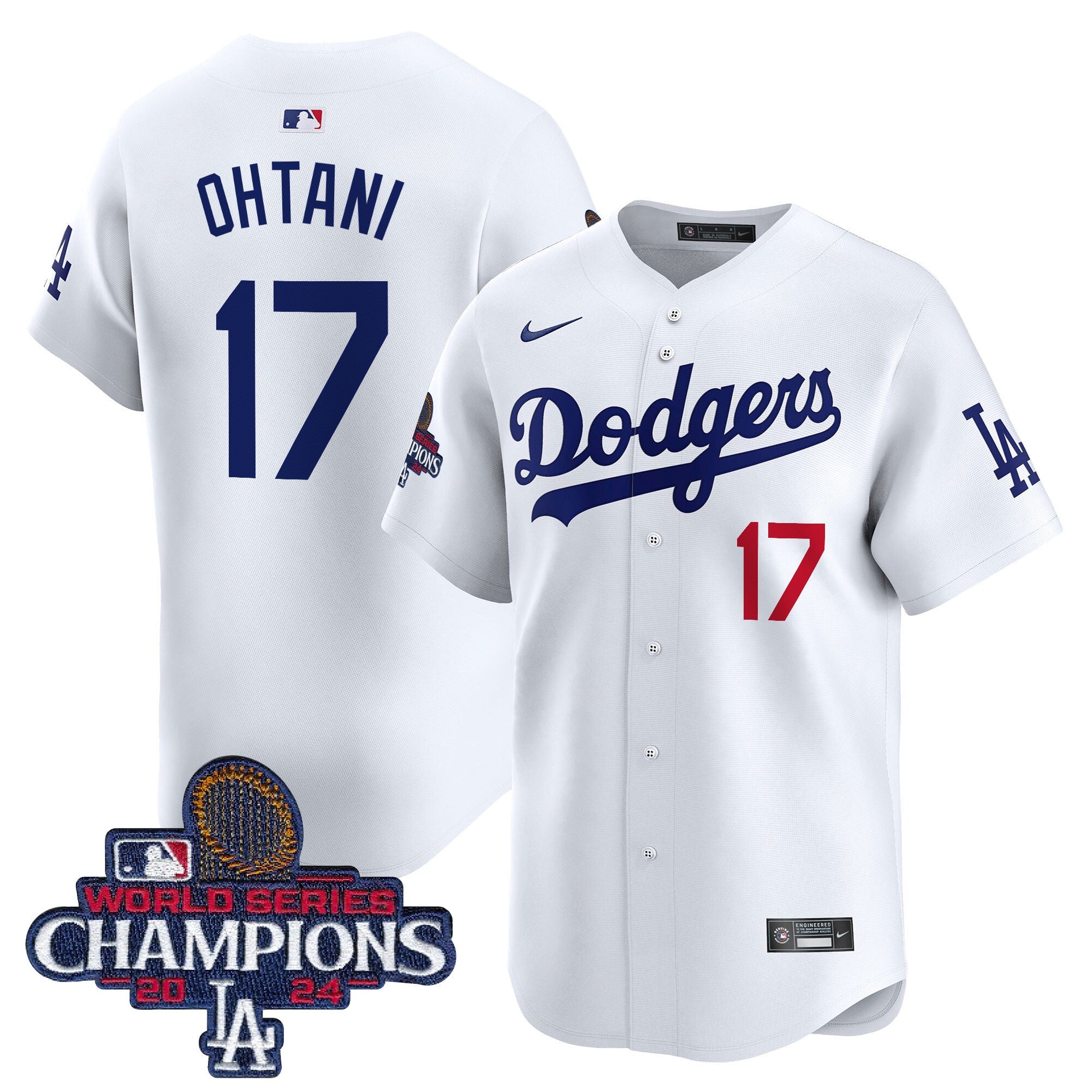 Men’s 2024 World Series Champions Patch Vapor Premier Limited Jersey
