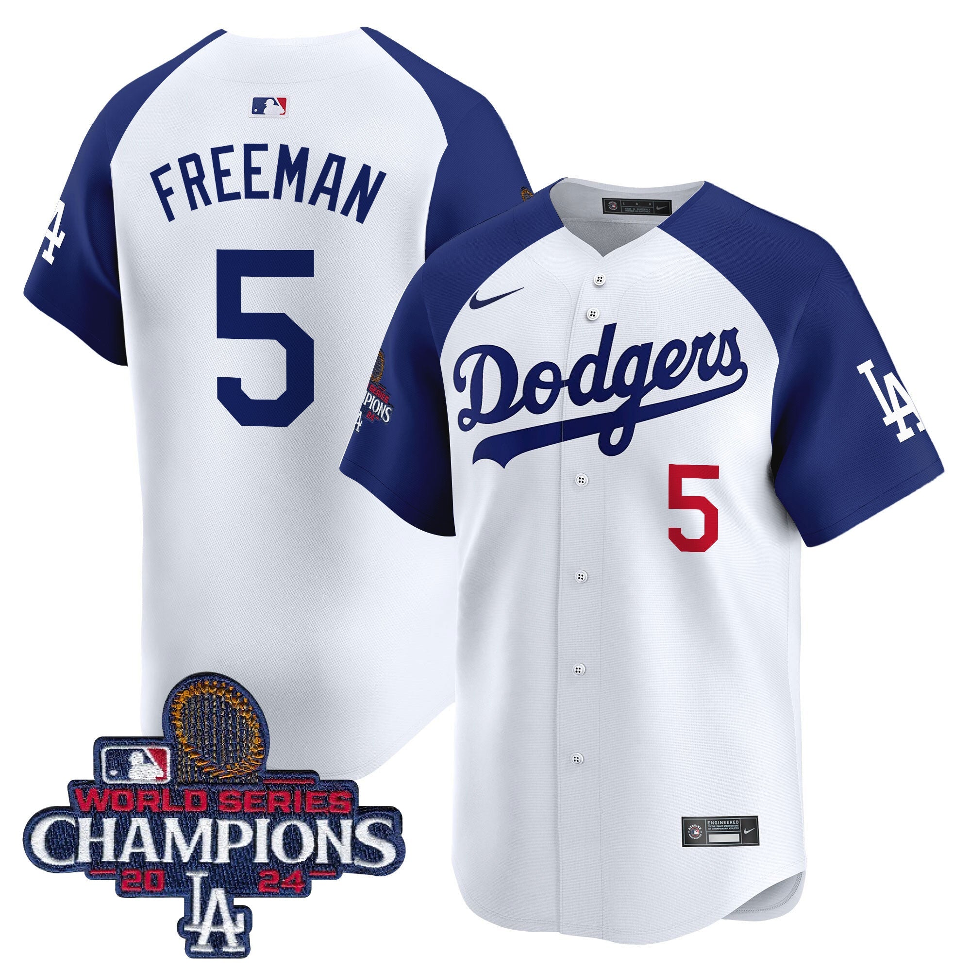 Men’s 2024 World Series Champions Patch Vapor Premier Limited Jersey