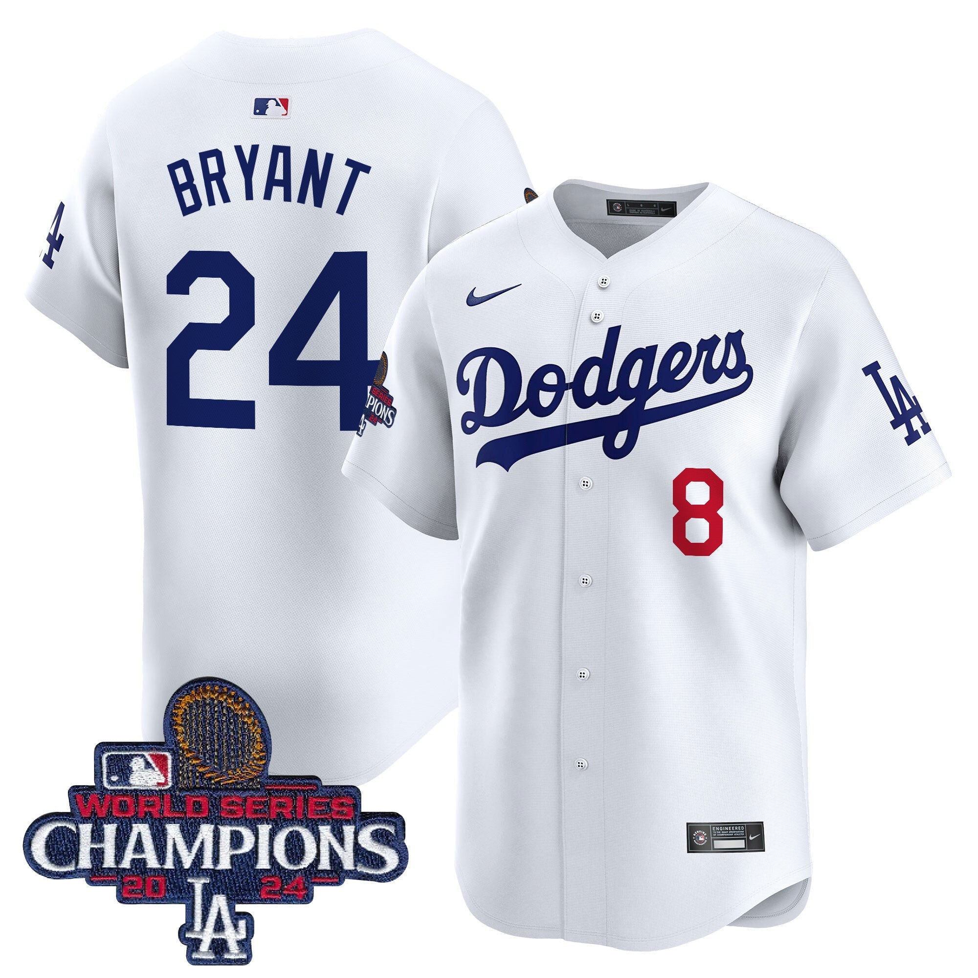 Men’s 2024 World Series Champions Patch Vapor Premier Limited Jersey