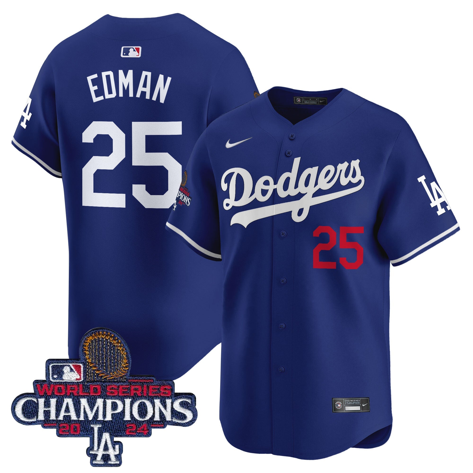 Men’s 2024 World Series Champions Patch Vapor Premier Limited Jersey