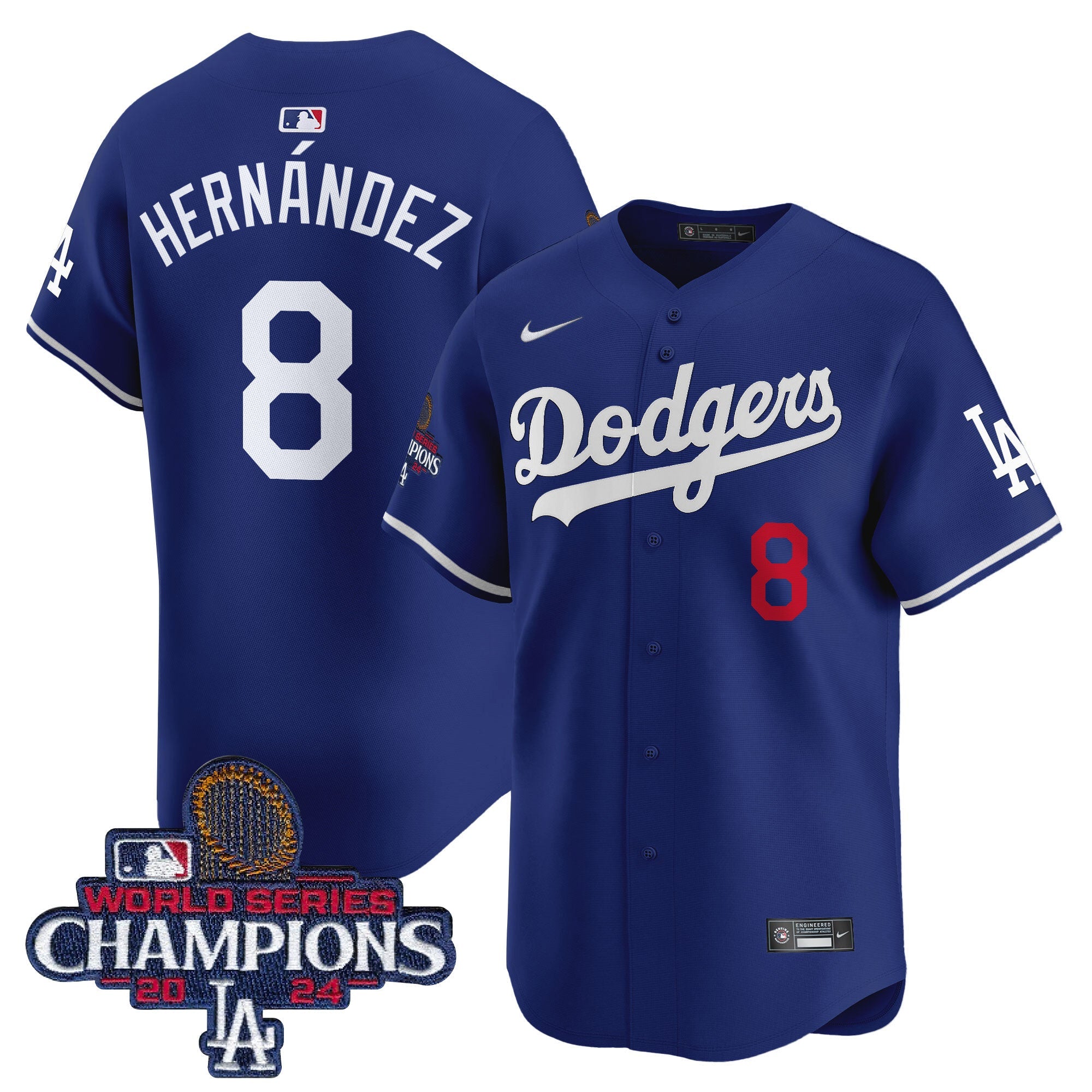 Men’s 2024 World Series Champions Patch Vapor Premier Limited Jersey
