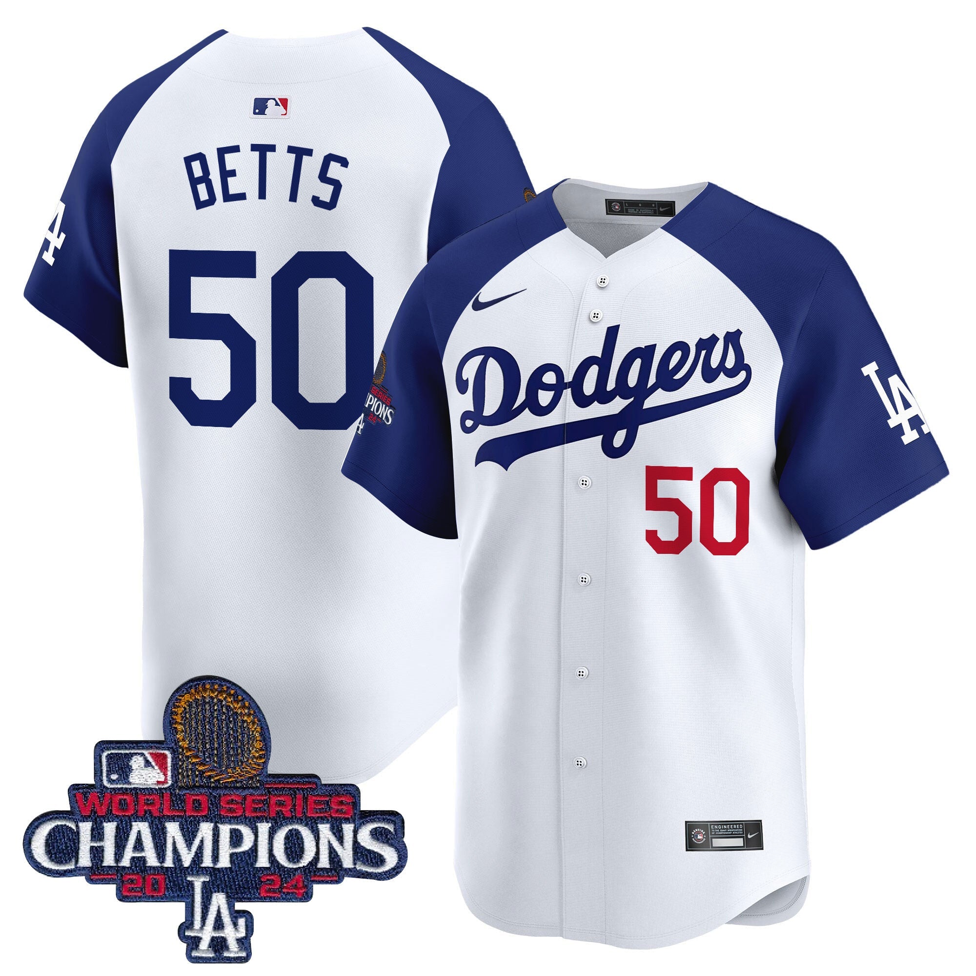 Men’s 2024 World Series Champions Patch Vapor Premier Limited Jersey