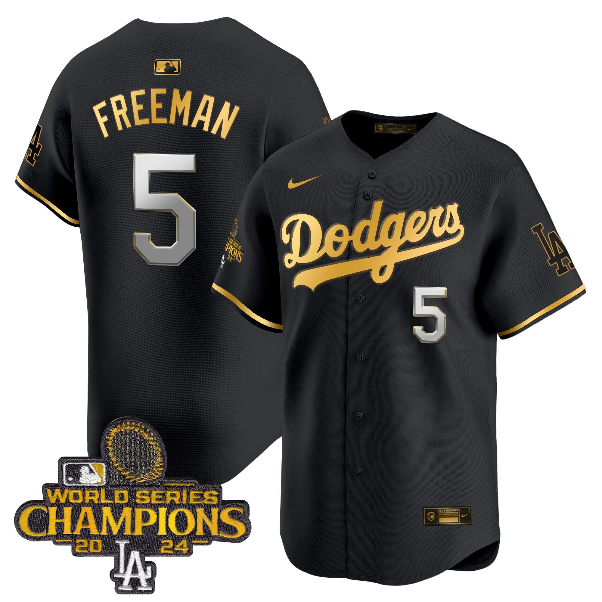 Men’s 2024 World Series Champions Patch Vapor Premier Limited Jersey