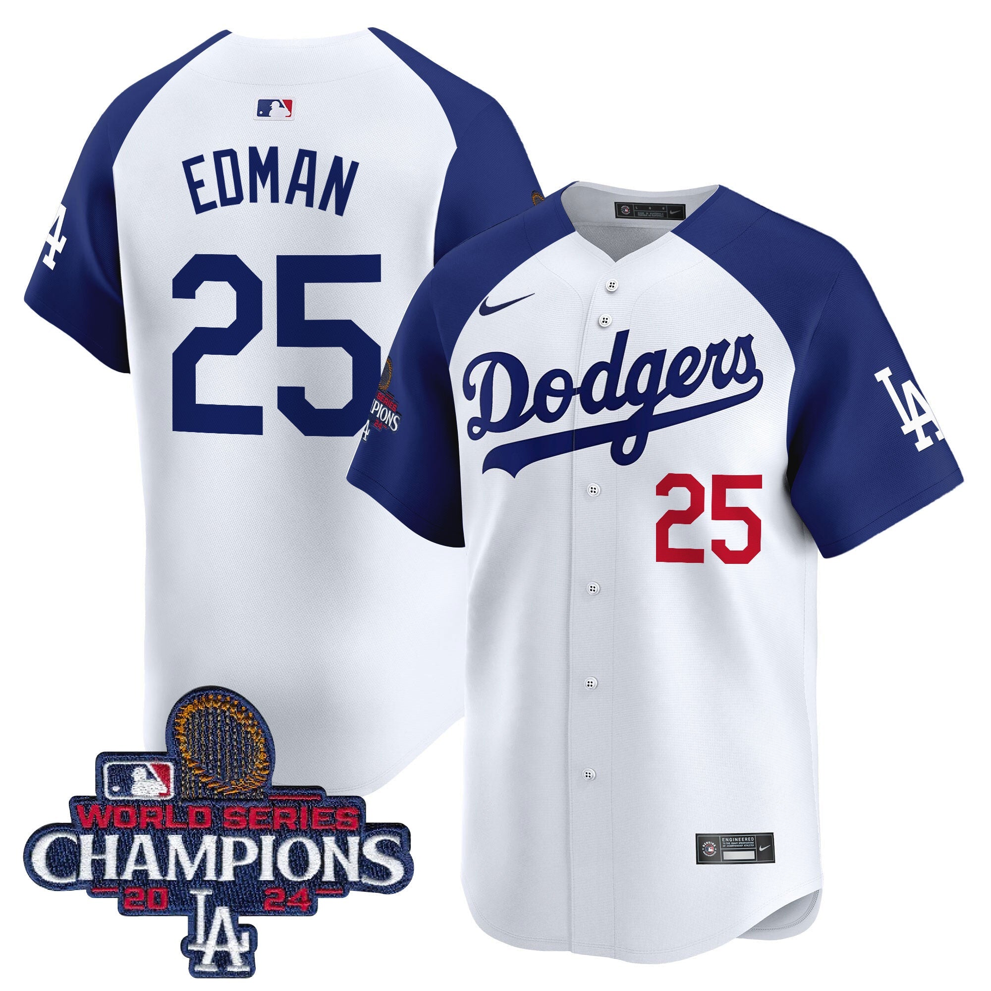Men’s 2024 World Series Champions Patch Vapor Premier Limited Jersey
