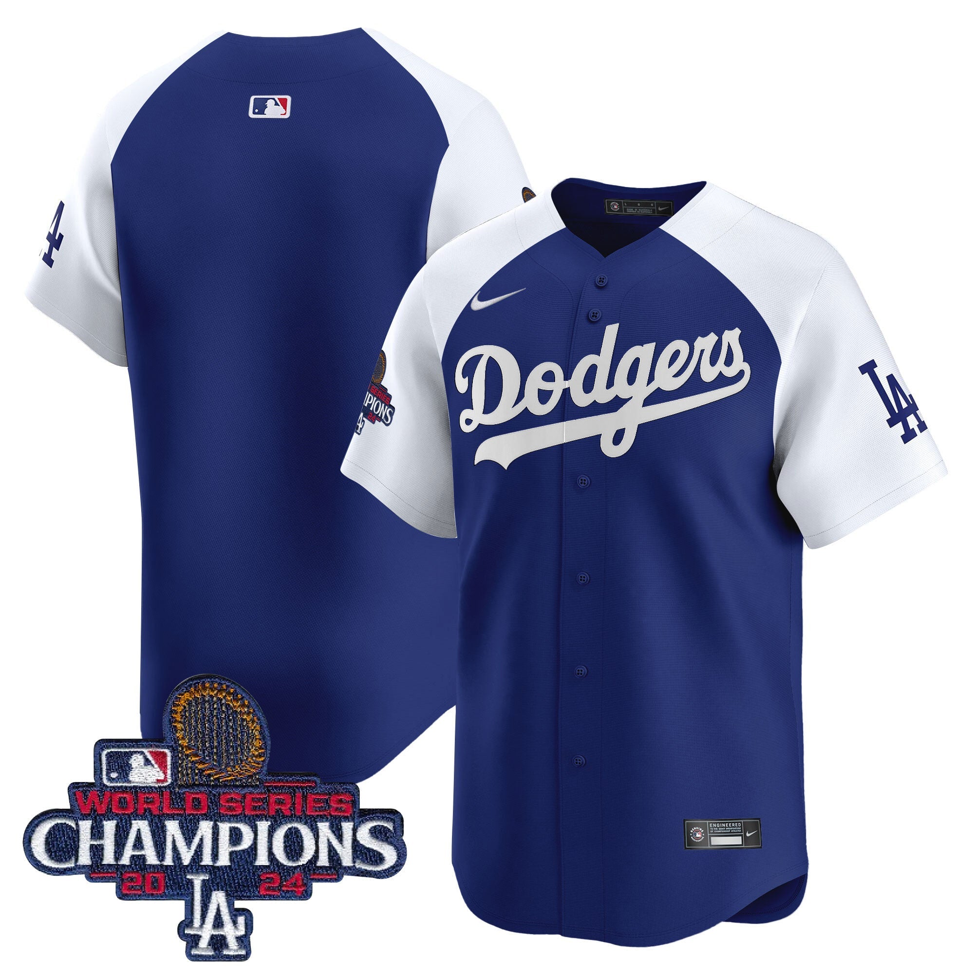 Men’s 2024 World Series Champions Patch Vapor Premier Limited Jersey