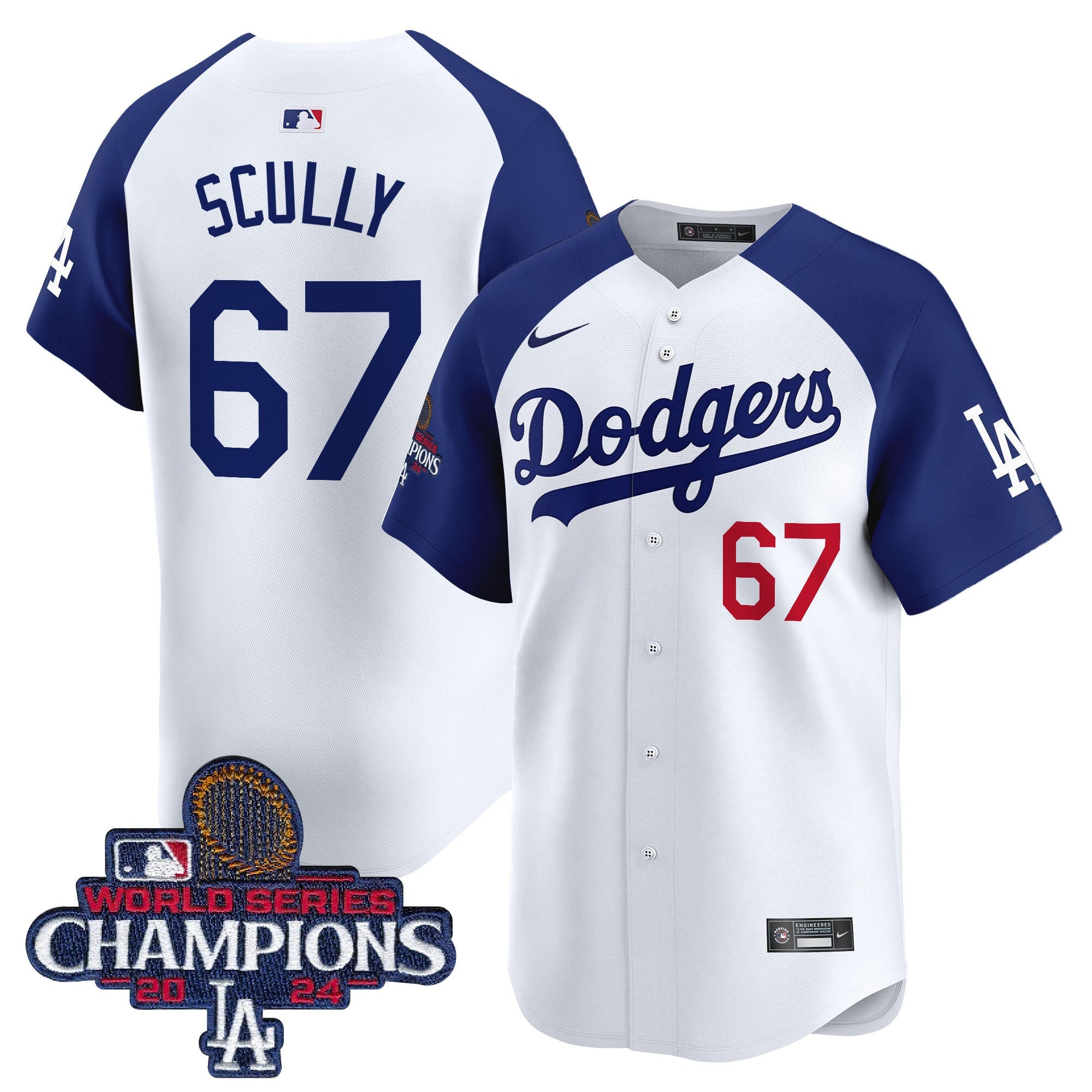 Men’s 2024 World Series Champions Patch Vapor Premier Limited Jersey