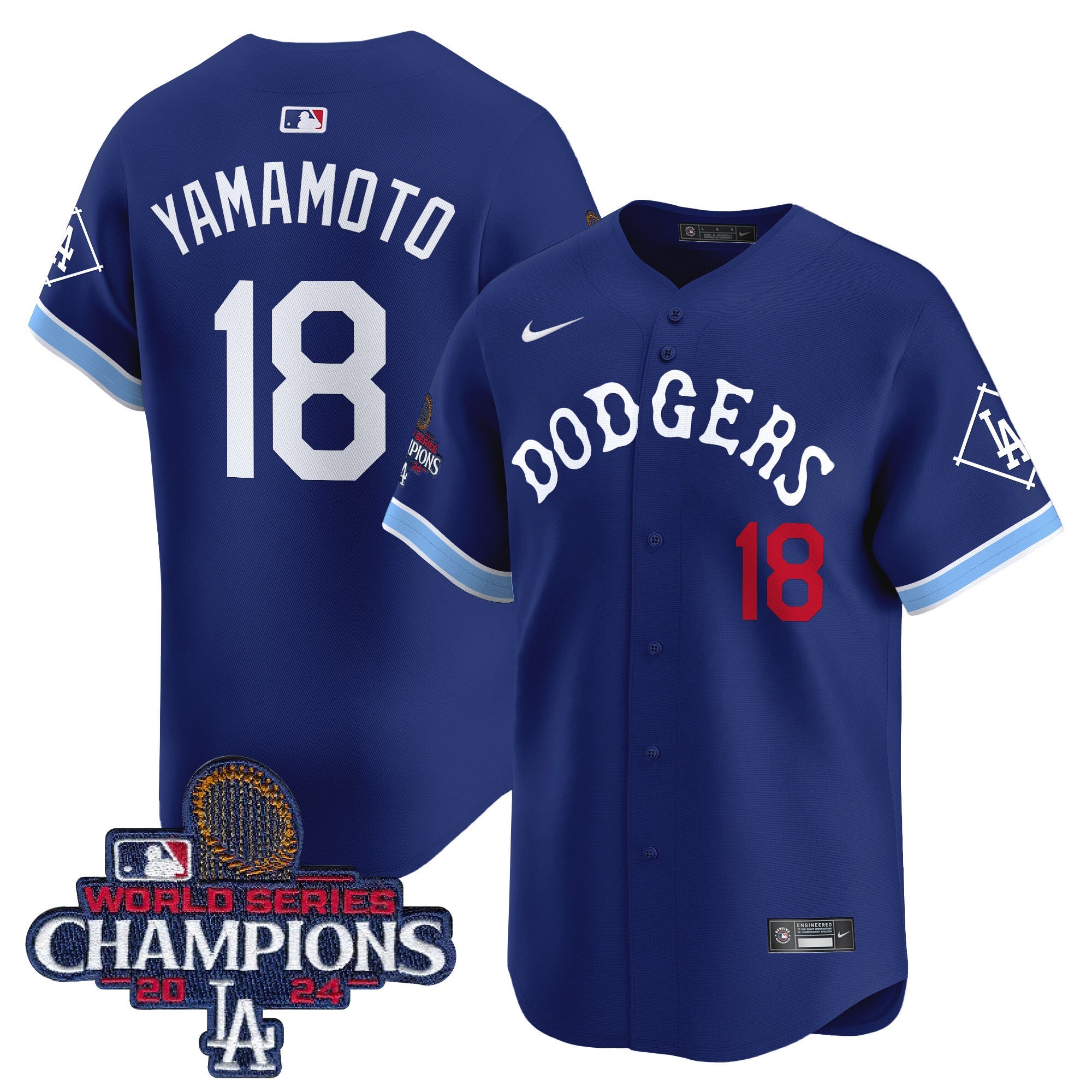 Men’s Tribute 2024 World Series Champions Vapor Premier Limited Jersey