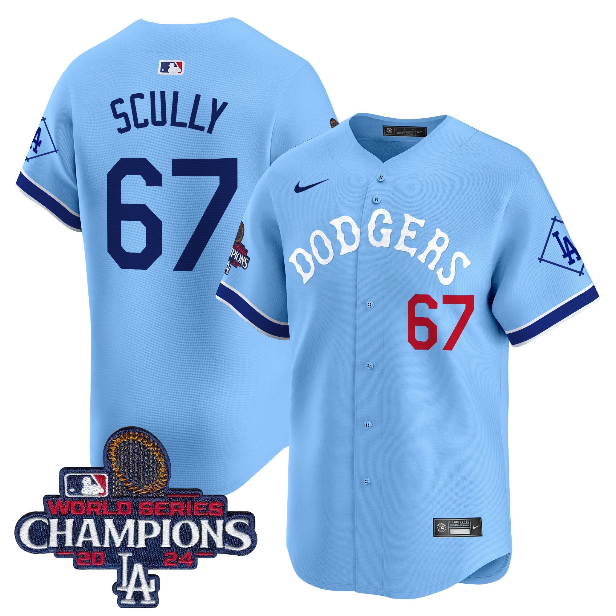 Men’s Tribute 2024 World Series Champions Vapor Premier Limited Jersey