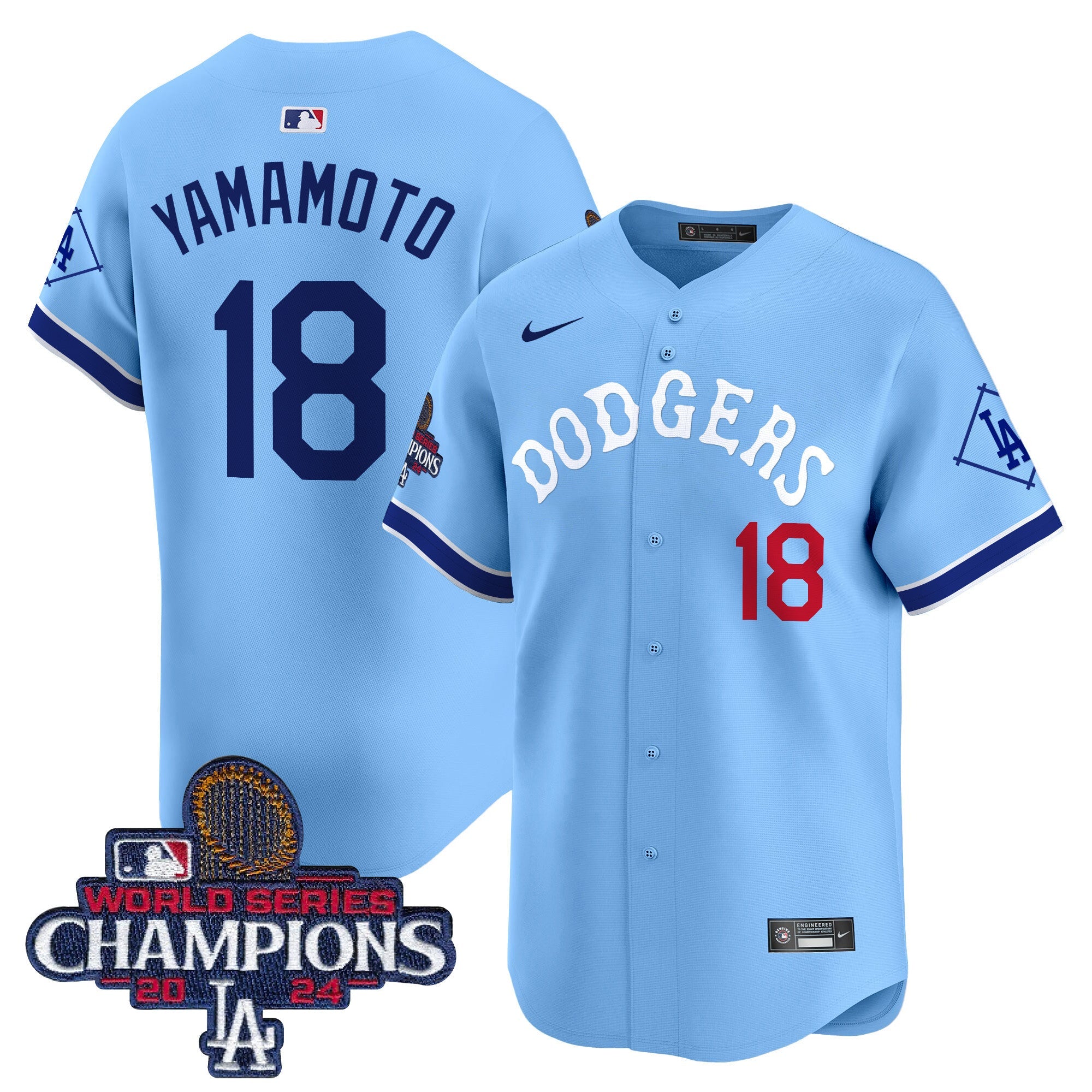 Men’s Tribute 2024 World Series Champions Vapor Premier Limited Jersey