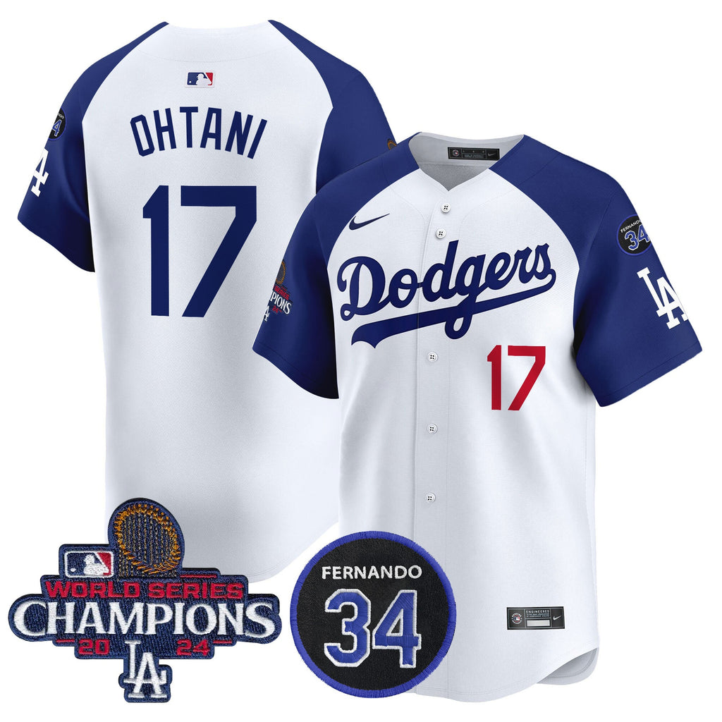 Men’s 2024 World Series Champions Patch Vapor Premier Limited Jersey V2