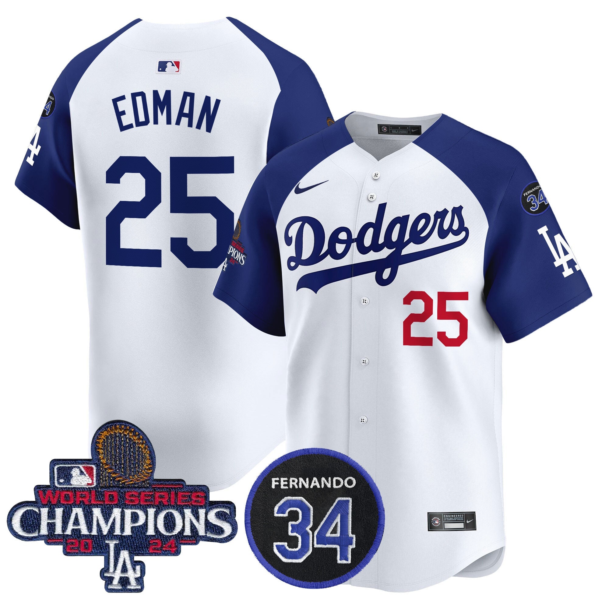 Men’s 2024 World Series Champions Patch Vapor Premier Limited Jersey V2