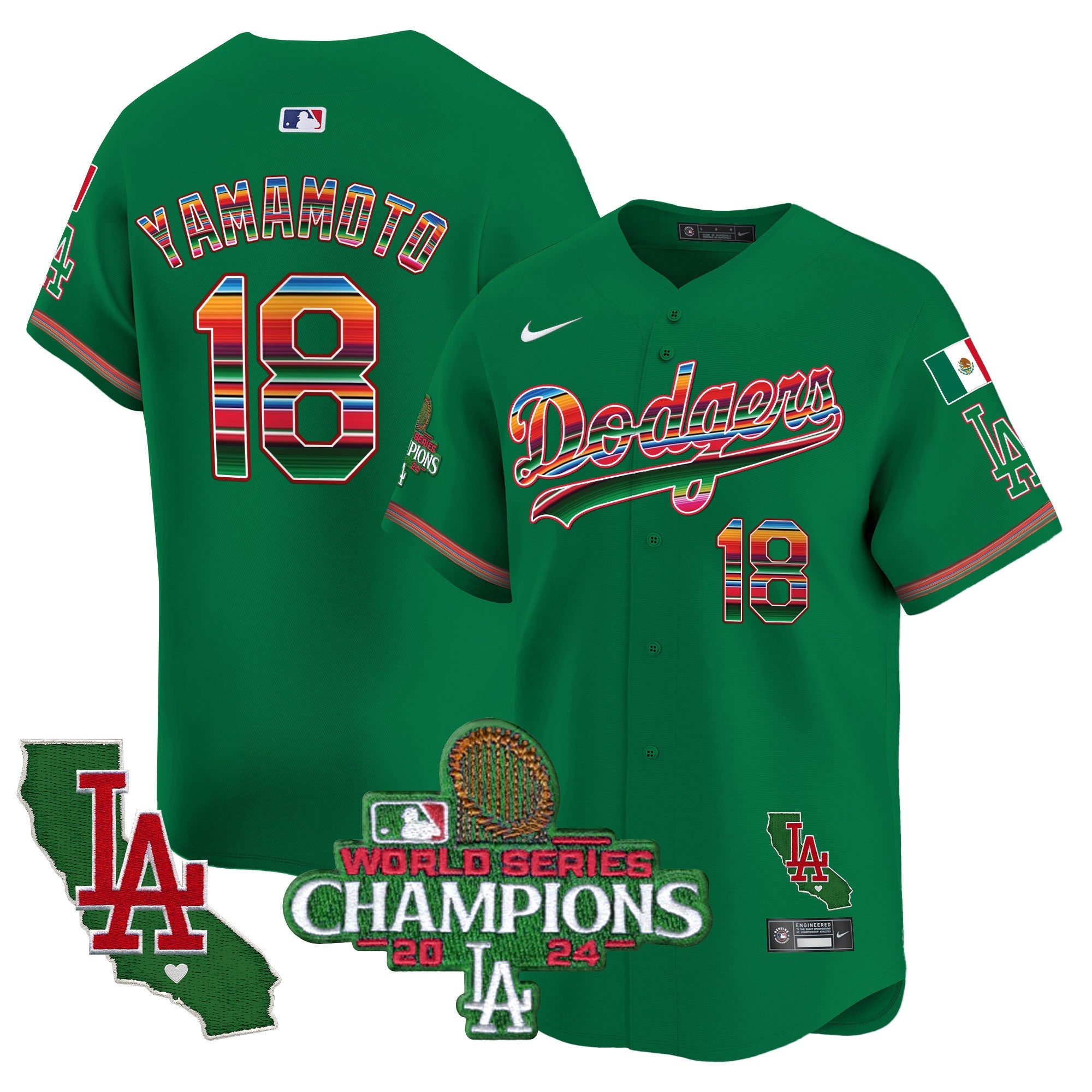 Men’s Mexico 2024 World Series Champions Vapor Premier Limited Jersey