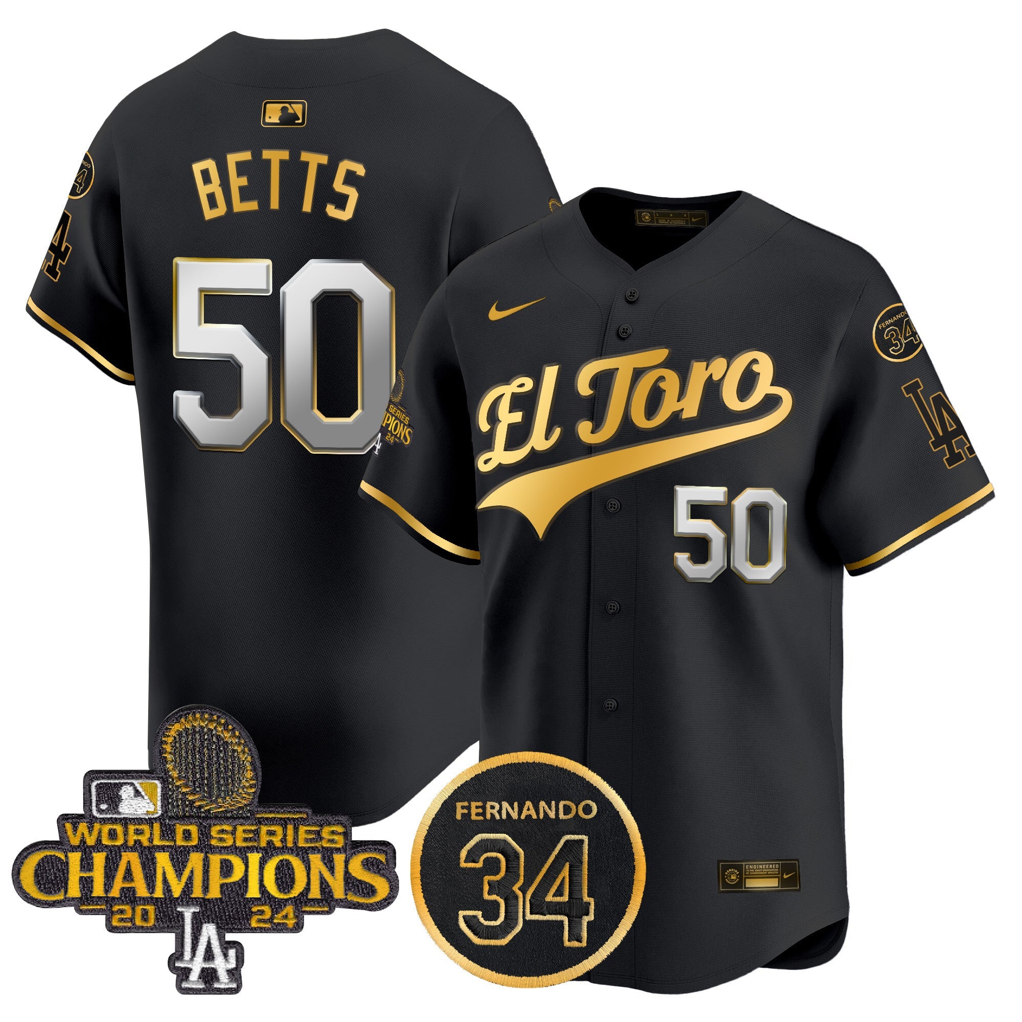 Men’s El Toro 2024 World Series Champions Patch Vapor Premier Limited Jersey