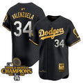 Fernando 1981 & 2024 World Series Champions Patch Cooperstown Jersey
