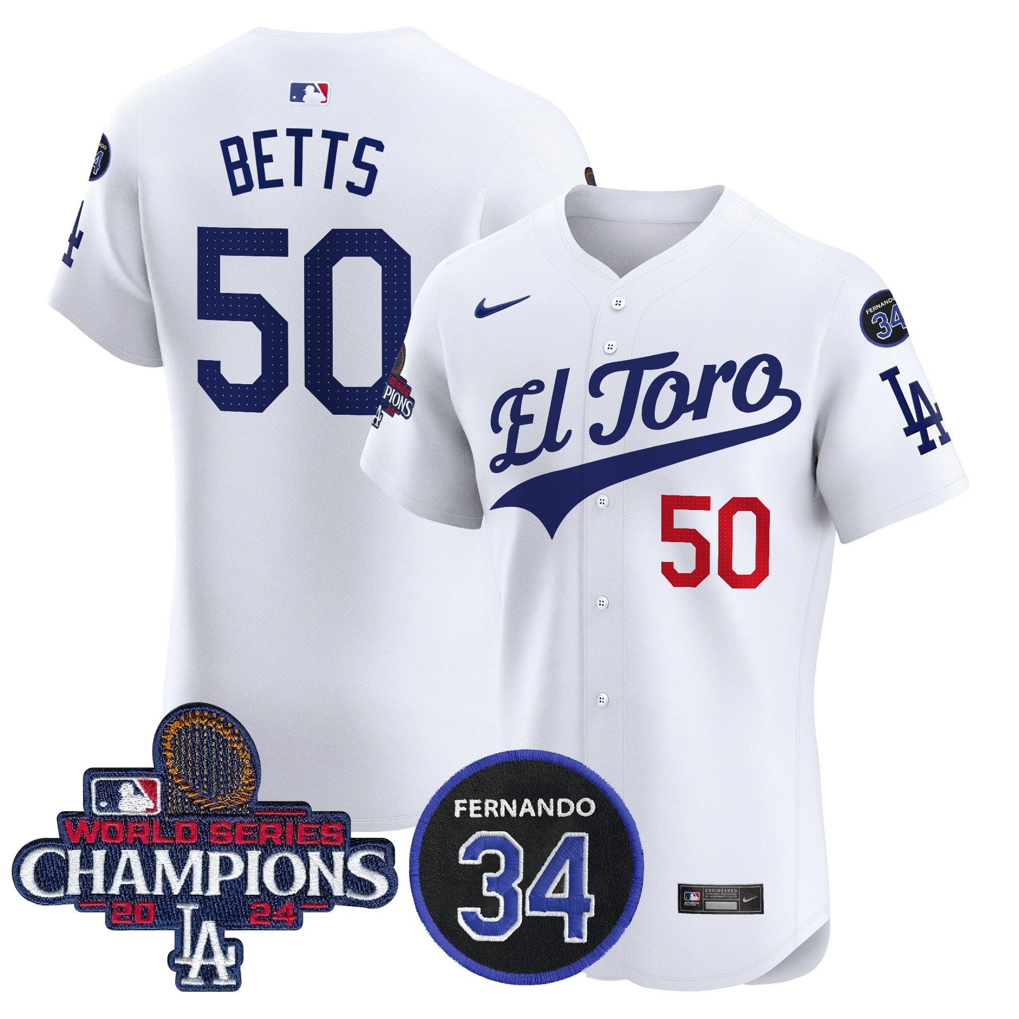 Men’s El Toro 2024 World Series Champions Patch Vapor Premier Elite Jersey