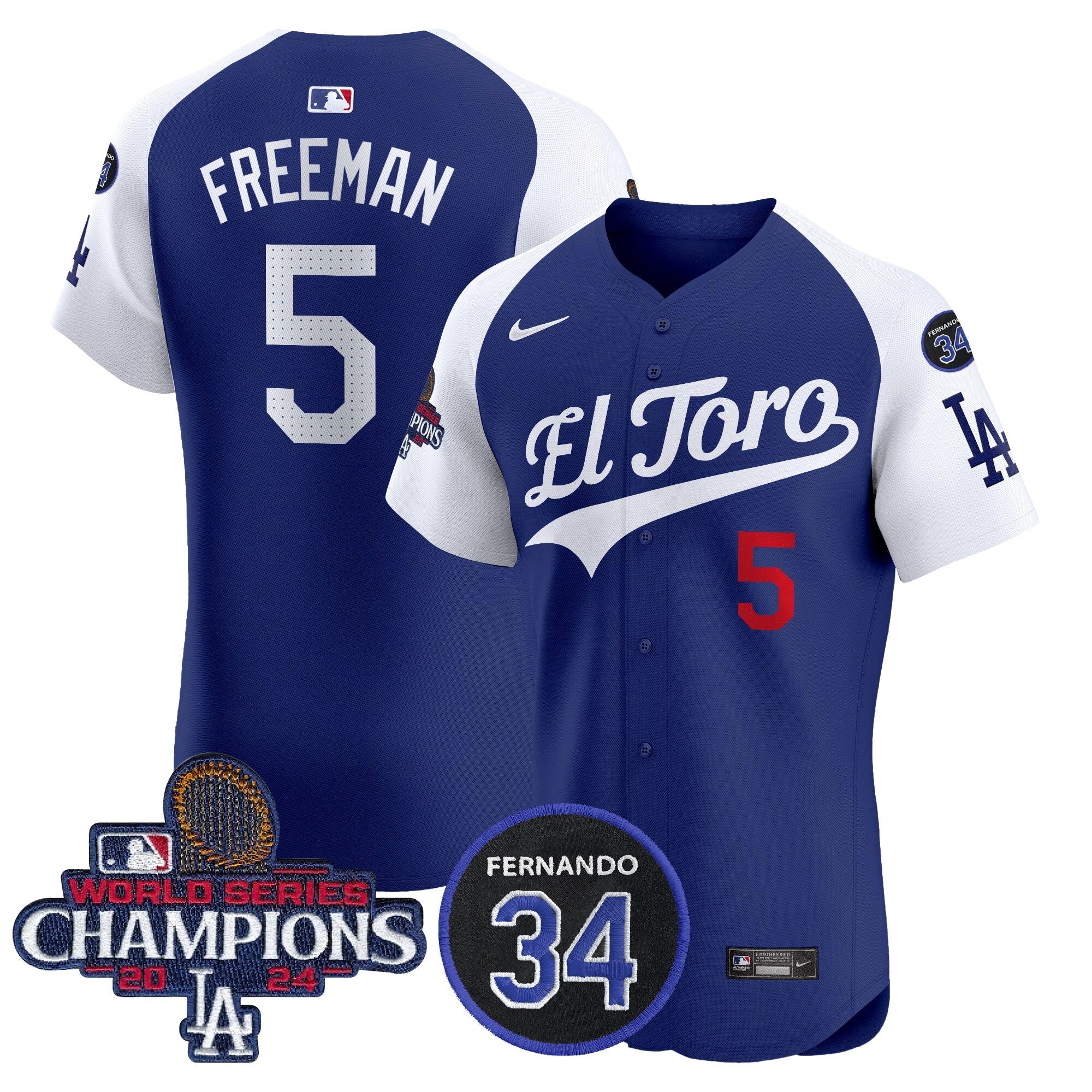 Men’s El Toro 2024 World Series Champions Patch Vapor Premier Elite Jersey