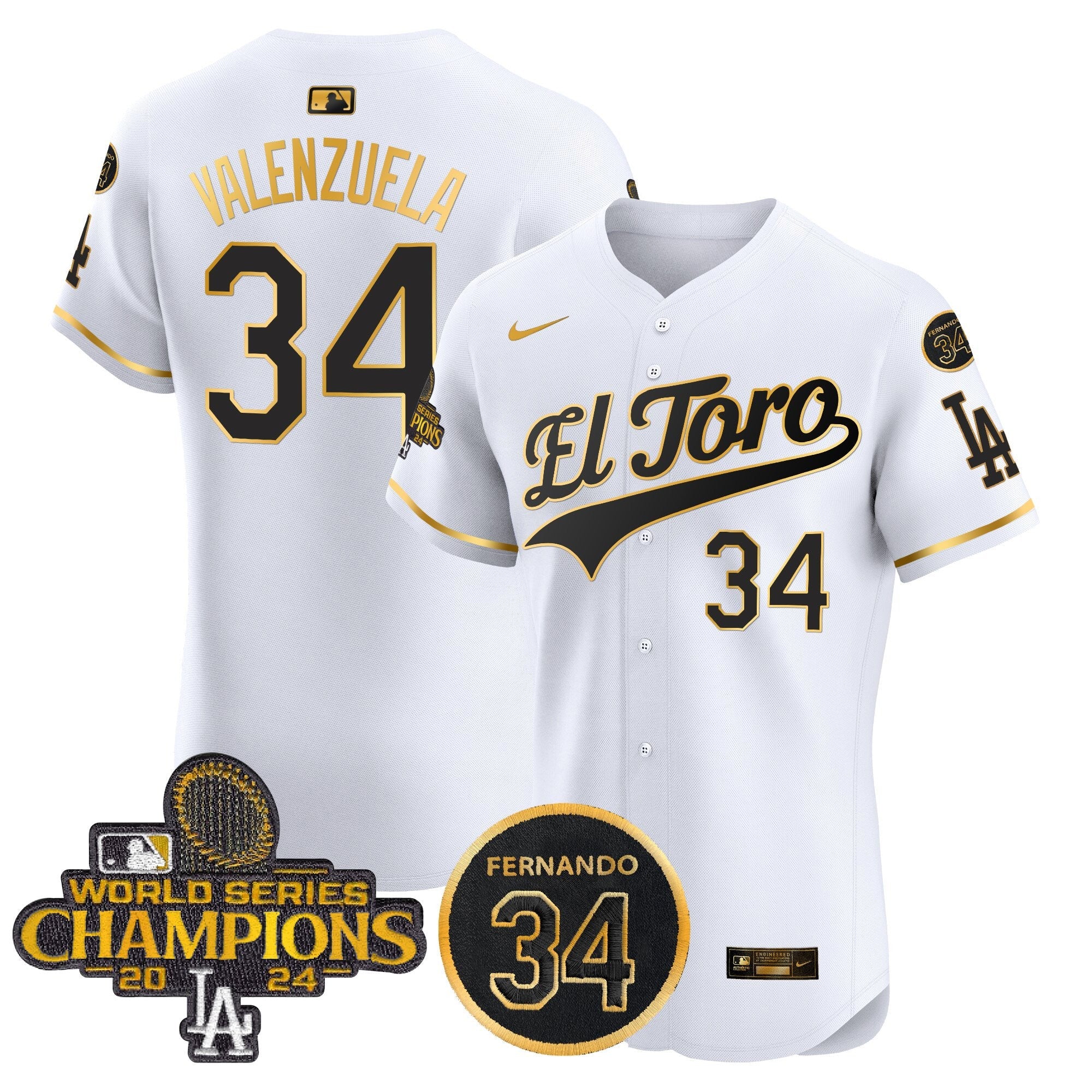 Men’s El Toro 2024 World Series Champions Patch Vapor Premier Elite Jersey