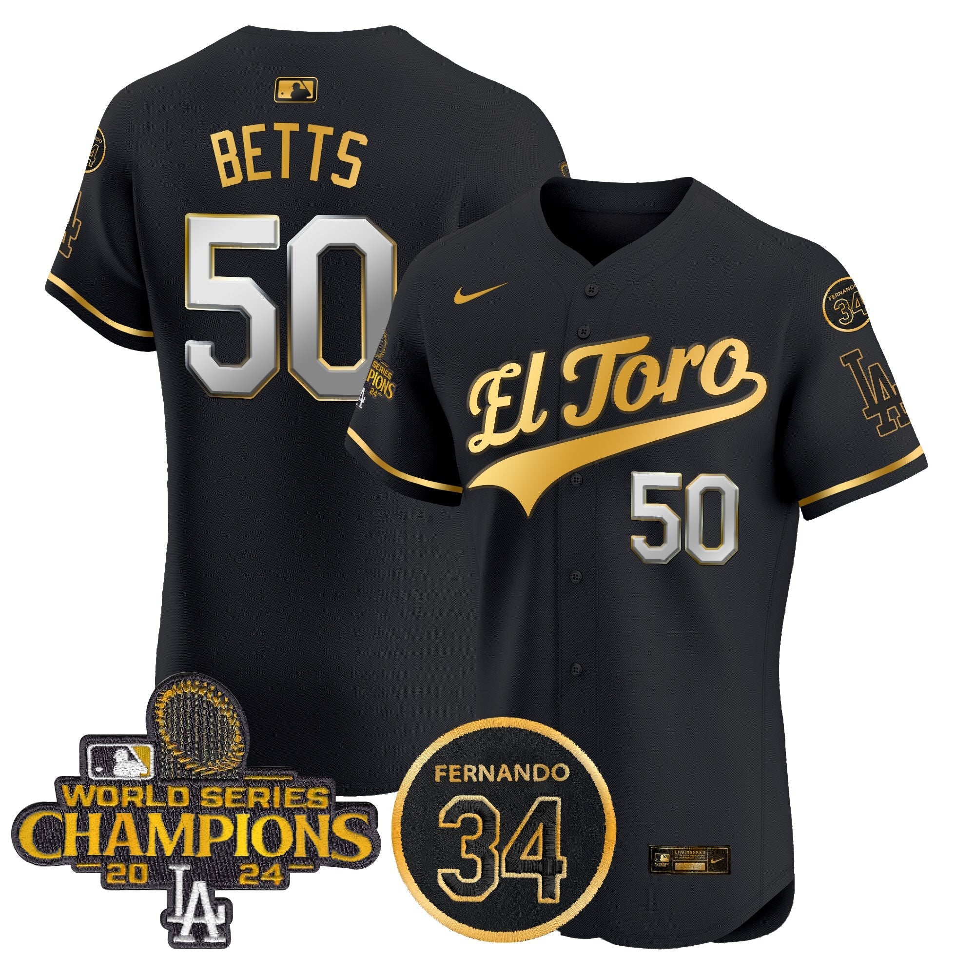 Men’s El Toro 2024 World Series Champions Patch Vapor Premier Elite Jersey