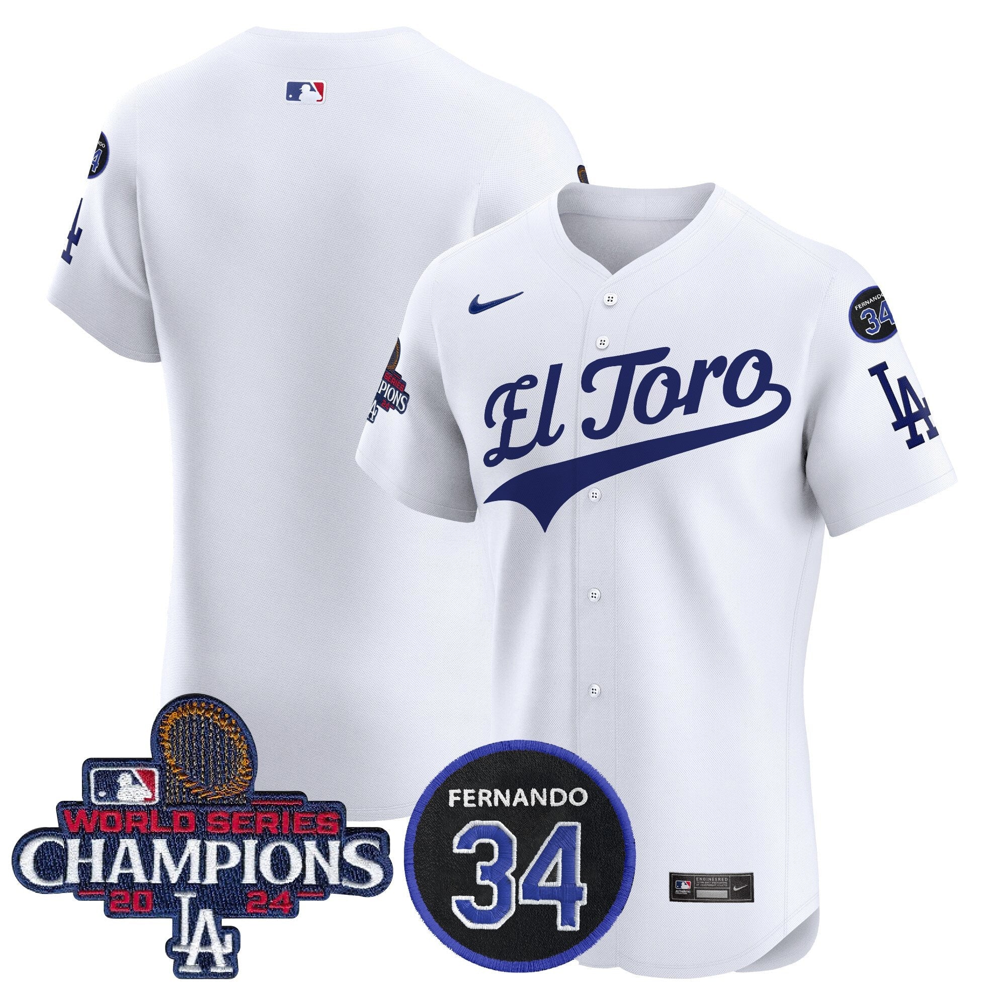 Men’s El Toro 2024 World Series Champions Patch Vapor Premier Elite Jersey