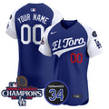 El Toro 2024 World Series Champions Patch Vapor Premier Elite Custom Jersey